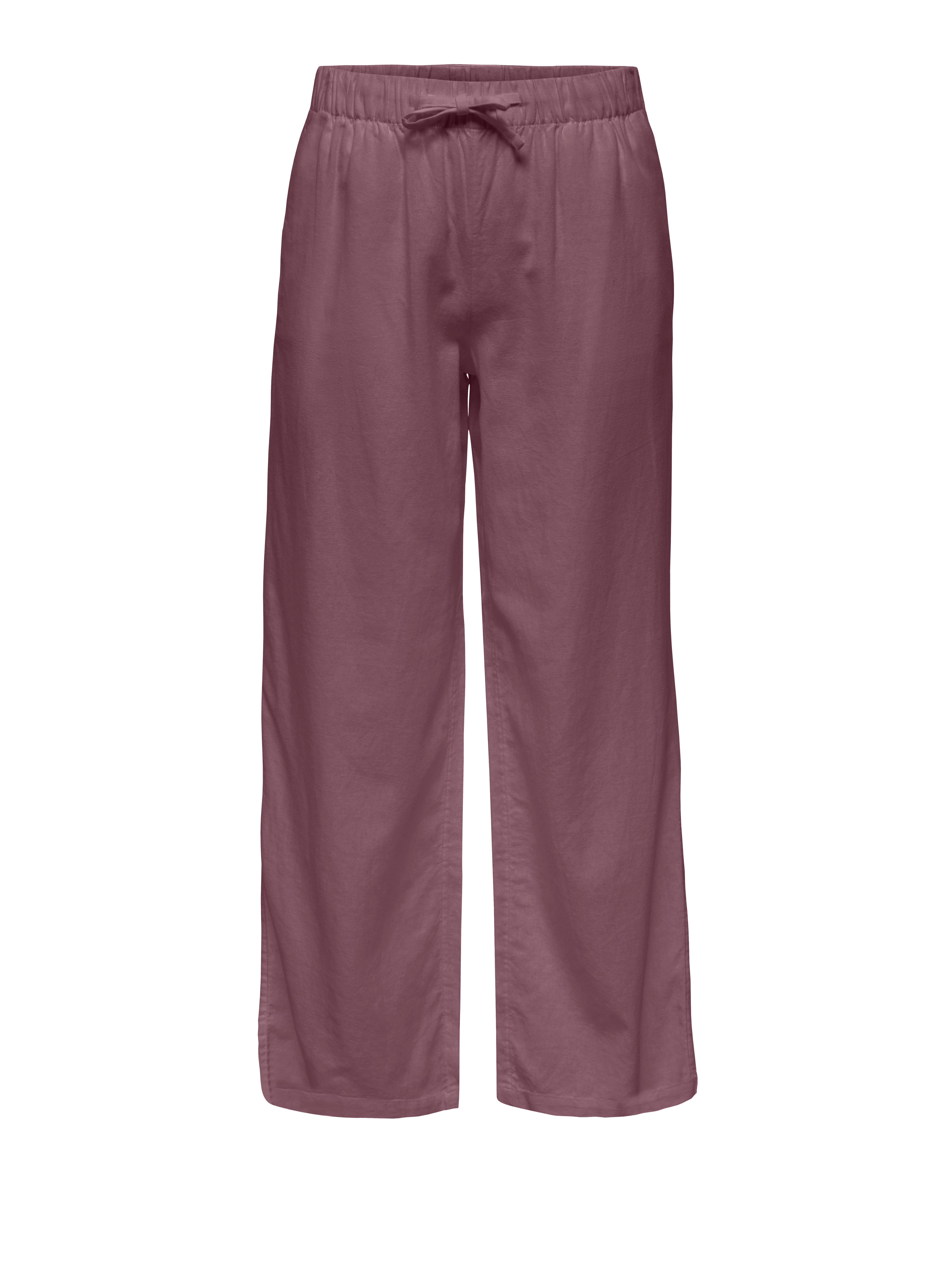 ONLY Culotte ONLGOA MW LIN BL PULL-UP CULOTTE CC PNT mit Leinen