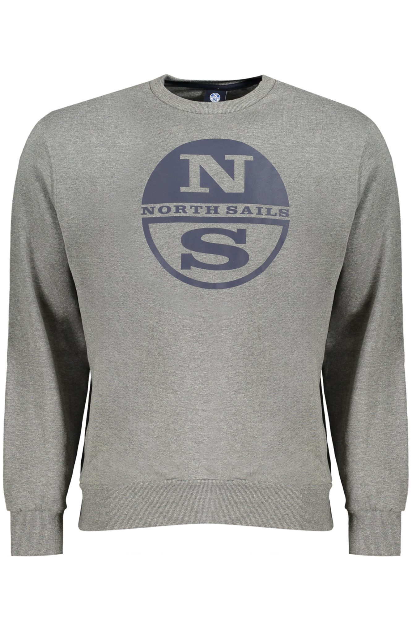 North Sails Sweatshirt Herren Langarm-Sweatshirt Grau - Aufgeraut