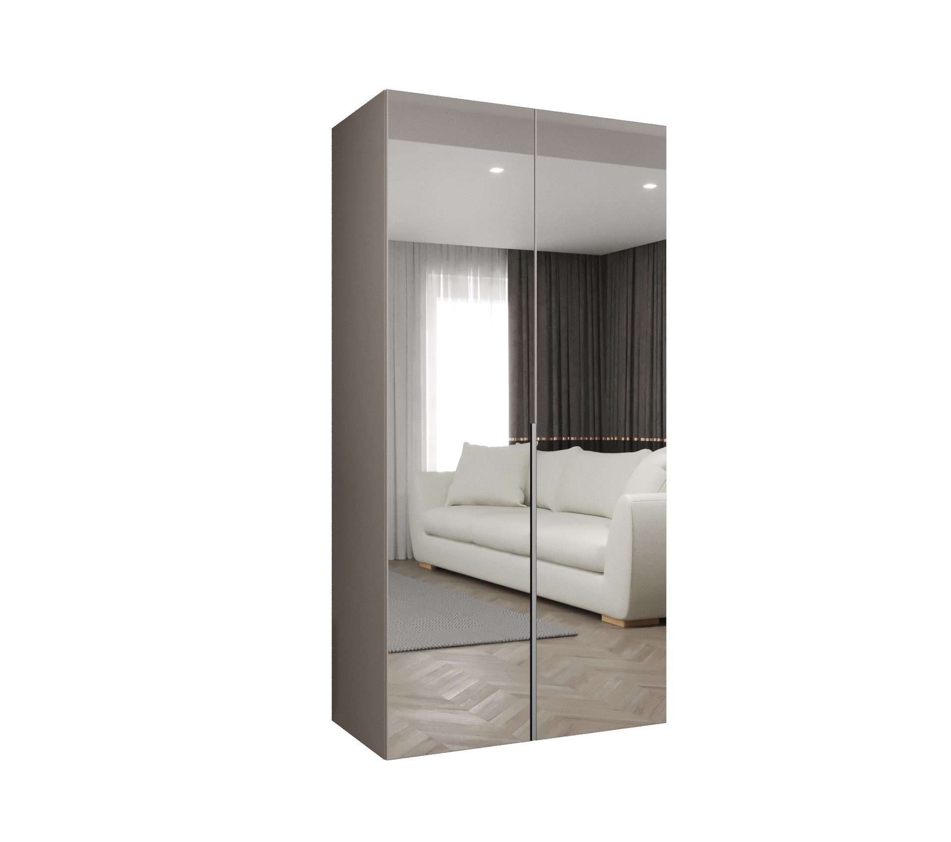 ABIKS MÖBEL Drehtürenschrank ALICANTE 3 Schlafzimmerschrank mit Kleiderstan günstig online kaufen