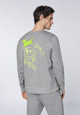Chiemsee Sweatshirt Sweatshirt mit kreativem Statement-Print 1