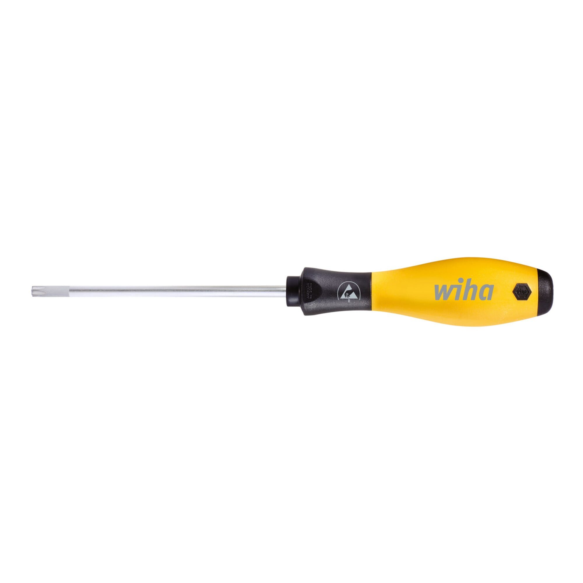 Wiha Elektro-Schraubendreher Wiha Schraubendreher SoftFinish® ESD TX T10 x 80 mm