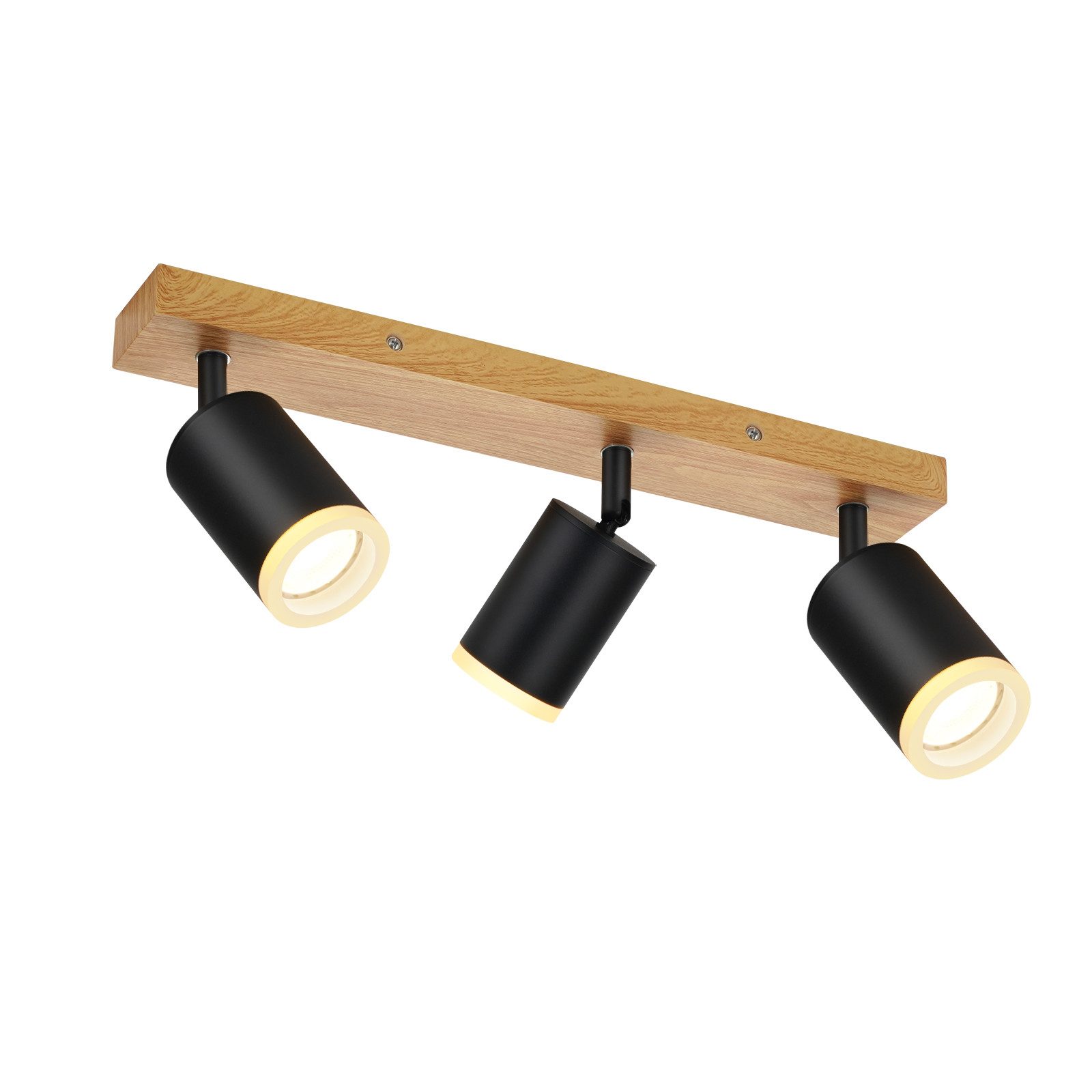 Nettlife Deckenstrahler Schwarz/Weiß Deckenspots Küchenlampe GU10 günstig online kaufen