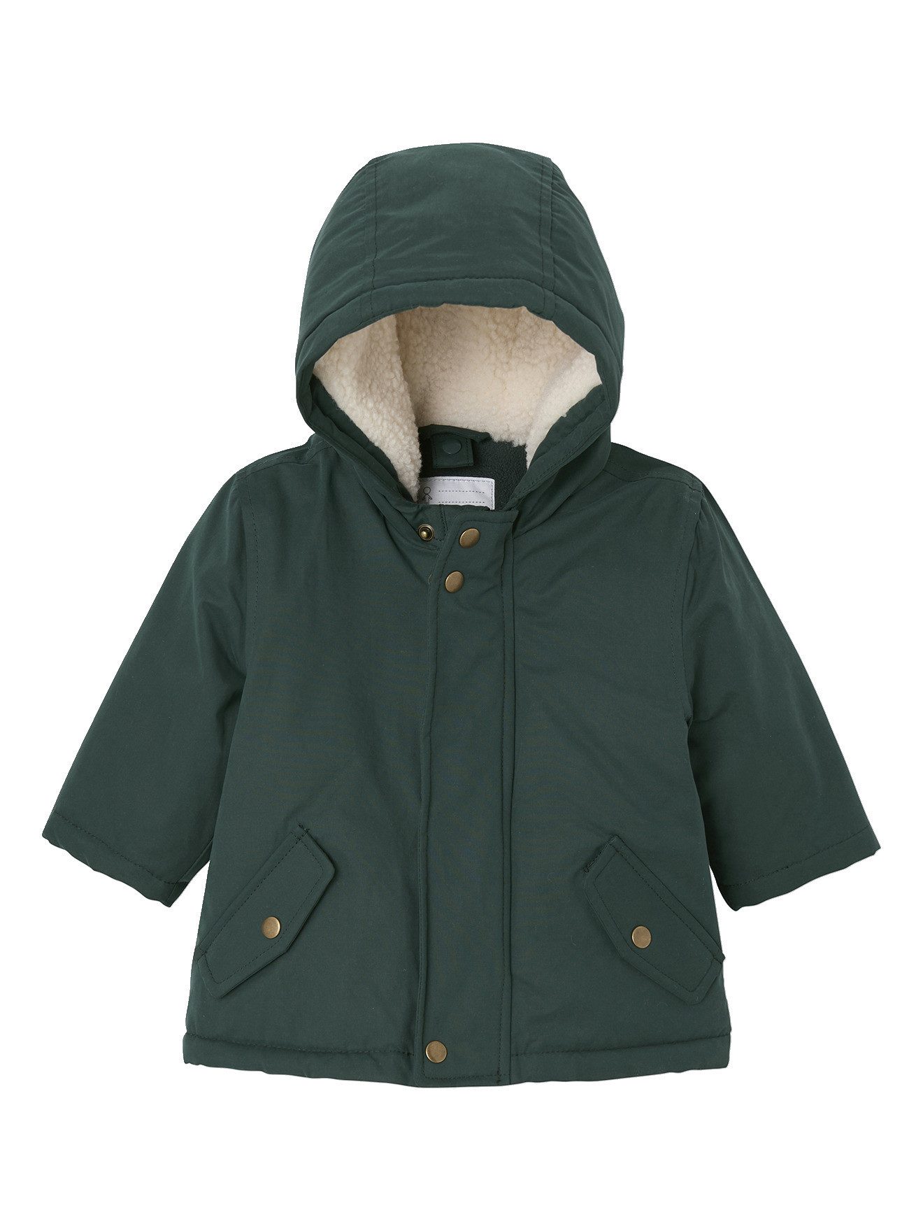 vertbaudet Parka Baby Winterjacke mit Fellweste, 3-in-1