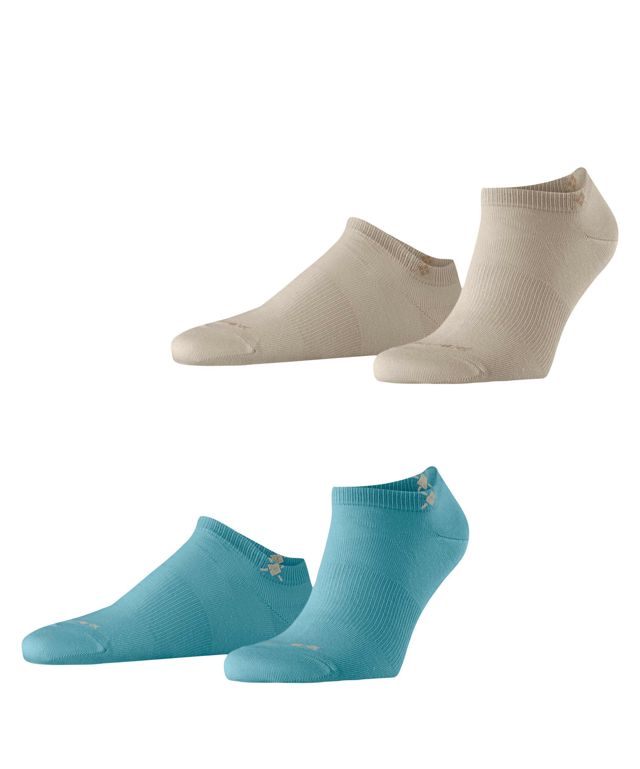 Burlington Sneakersocken Burlington Everyday 2-Pack Herren (2-Paar) aus weicher gekämmter Baumwolle