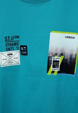 STREET ONE MEN T-Shirt mit Print-Mix