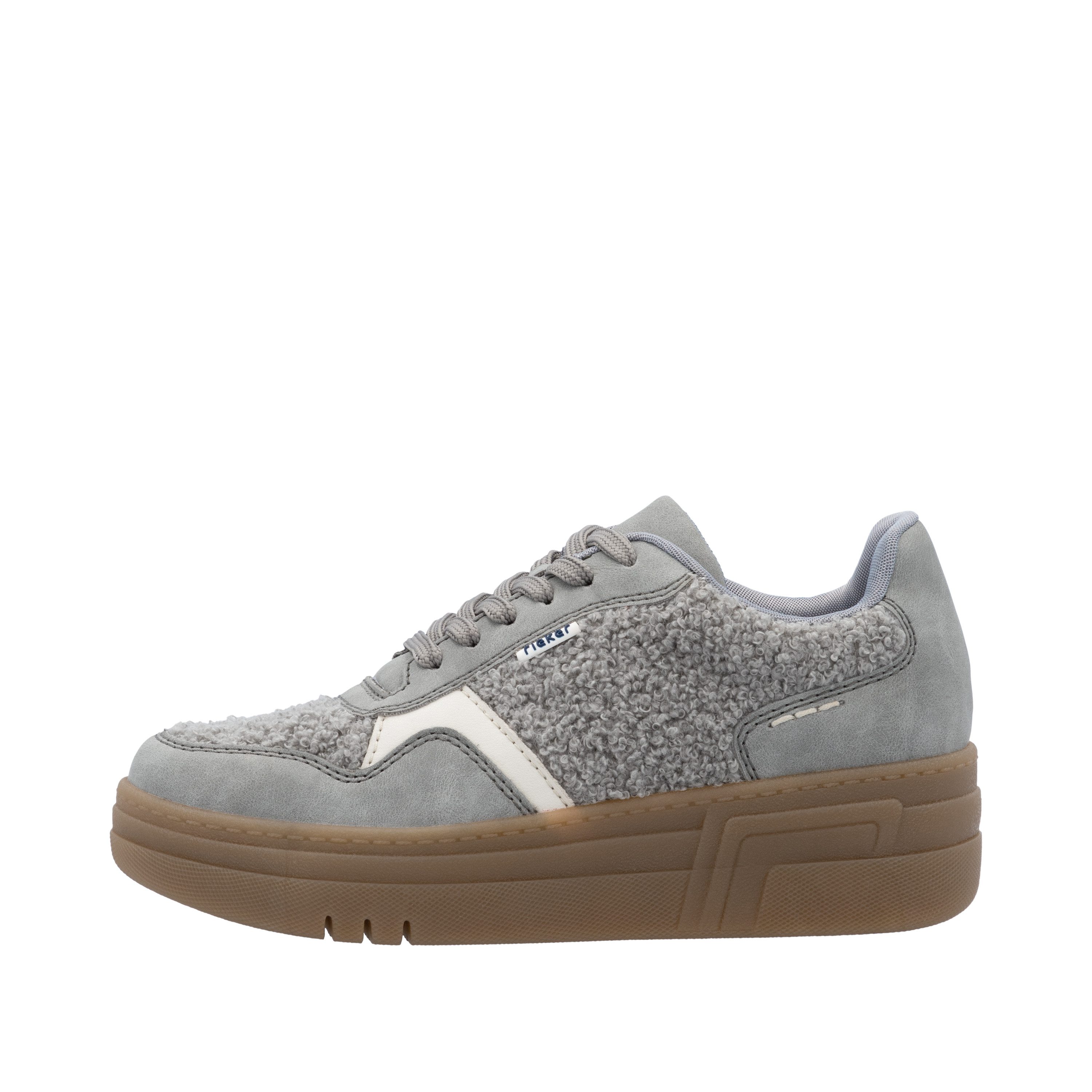 Rieker Plateausneaker Basket-Sneaker, Schnürschuh, Halbschuh mit weichem Schaftrand