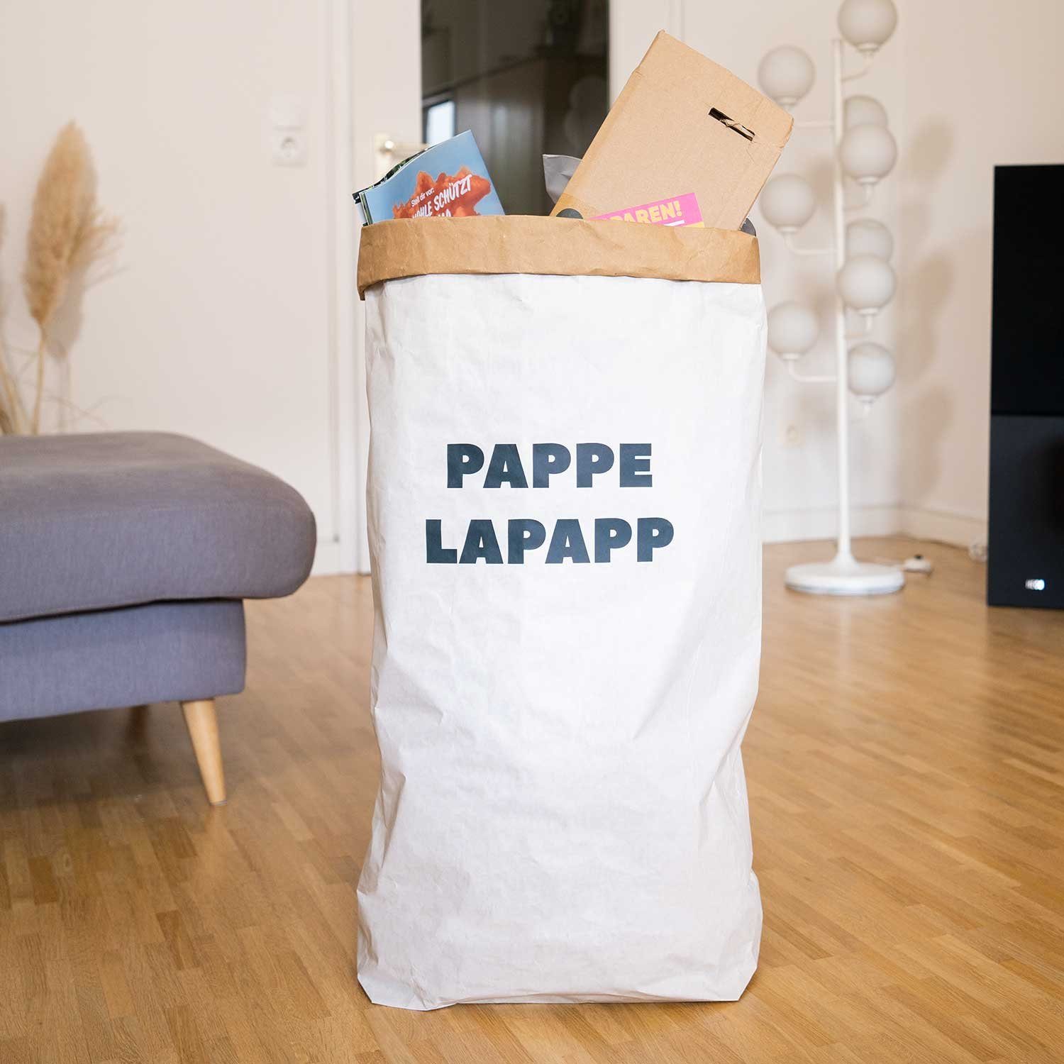 The Closest Loop Papierkorb Pappe La Papp Pappsack, Wäschesack, Altpapier-Sack, Besteht zu 100% aus Papier, mehr als 60% davon recycelt