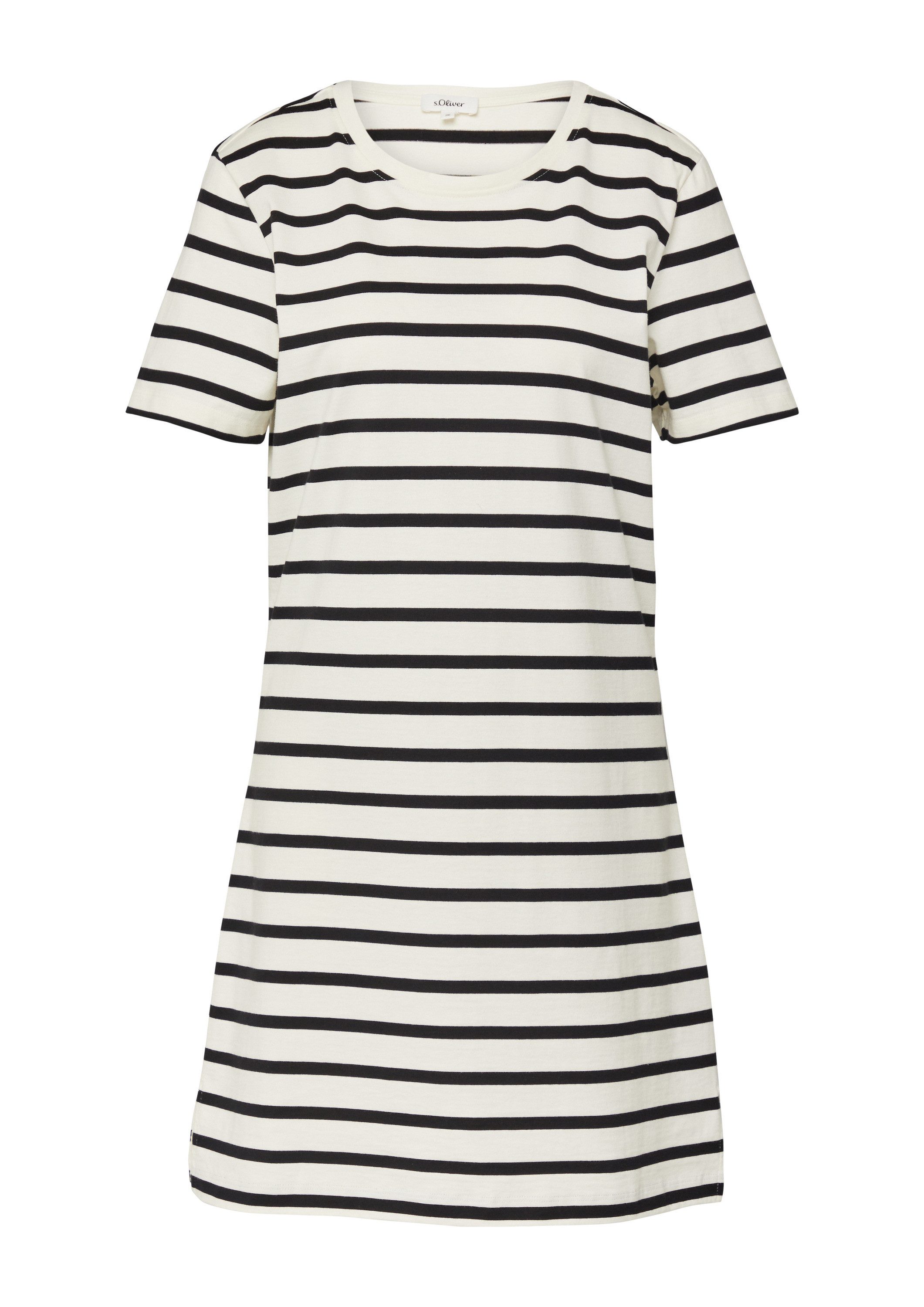 s.Oliver Midikleid Kleid Jersey-Kleid mit seitlichen Schlitzen