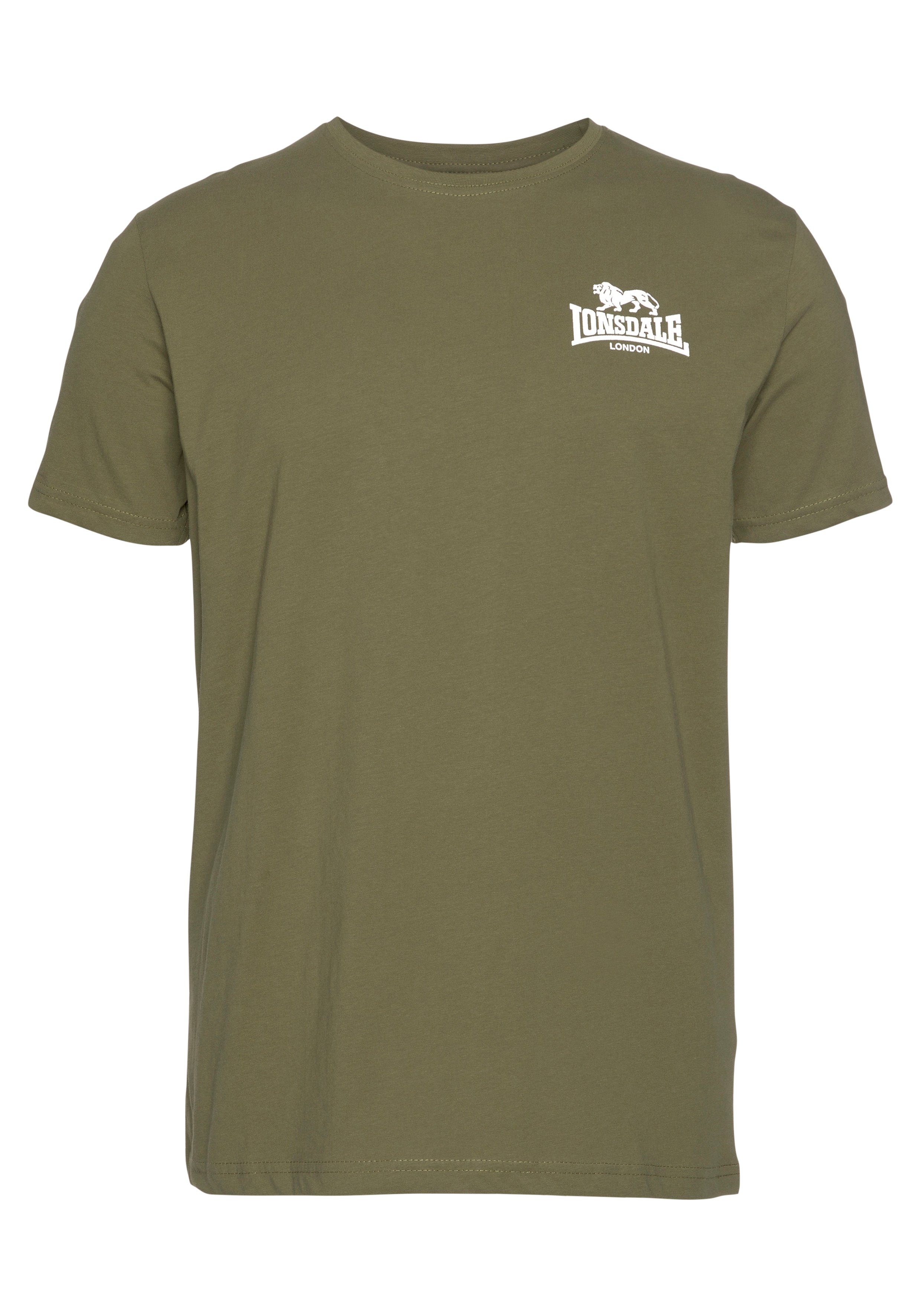 BLAIRMORE Lonsdale 2-tlg., (Packung, Black/Olive 2er-Pack) T-Shirt