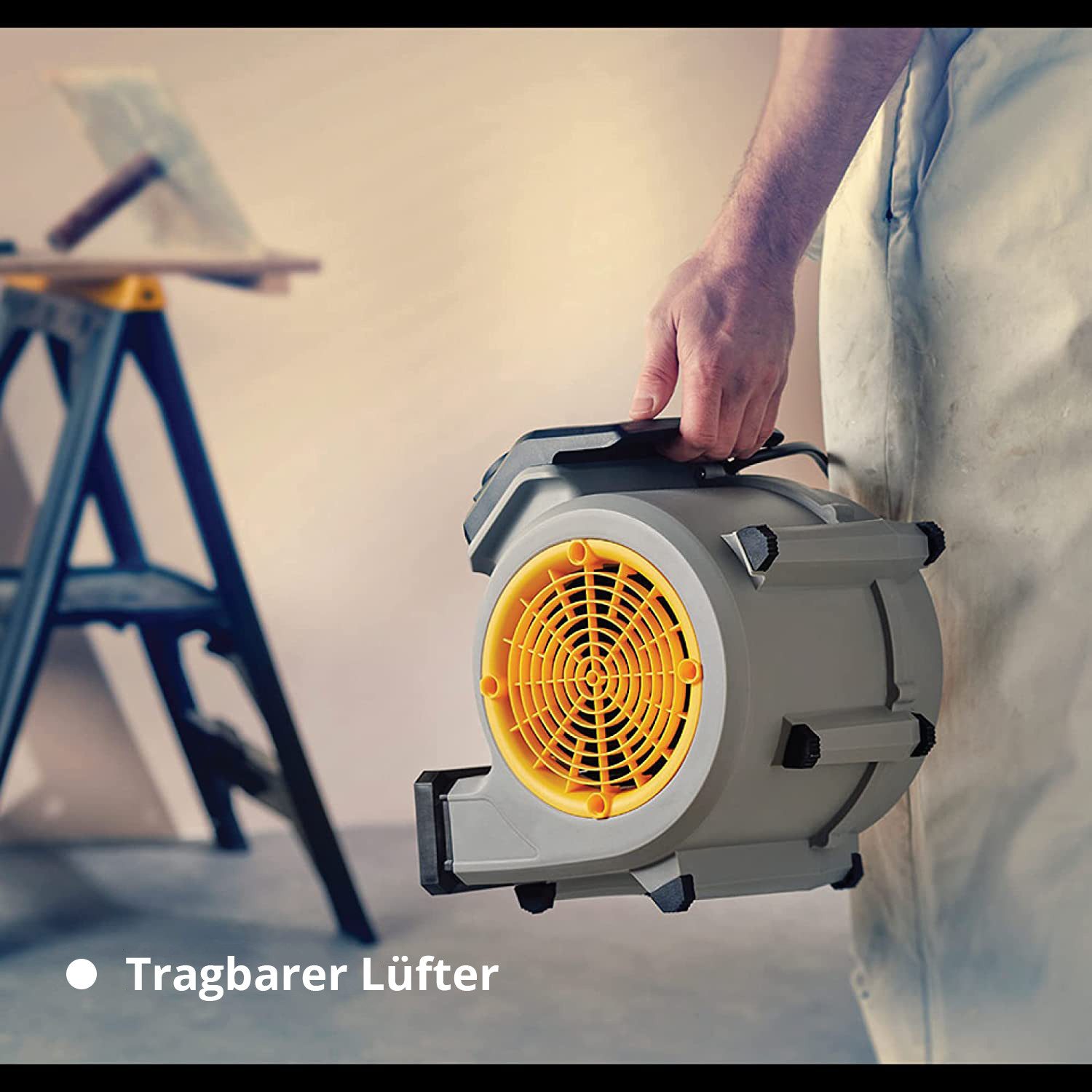 Vacmaster Elektro-Gebläse Air Mover Gebläse mit 3 Geschwindigkeitsstufen, Teppich-Trockner, Leise Tischventilatoren, fur Kühlung, Lüftung, Trocknung, 124W – Bild 5 von 5