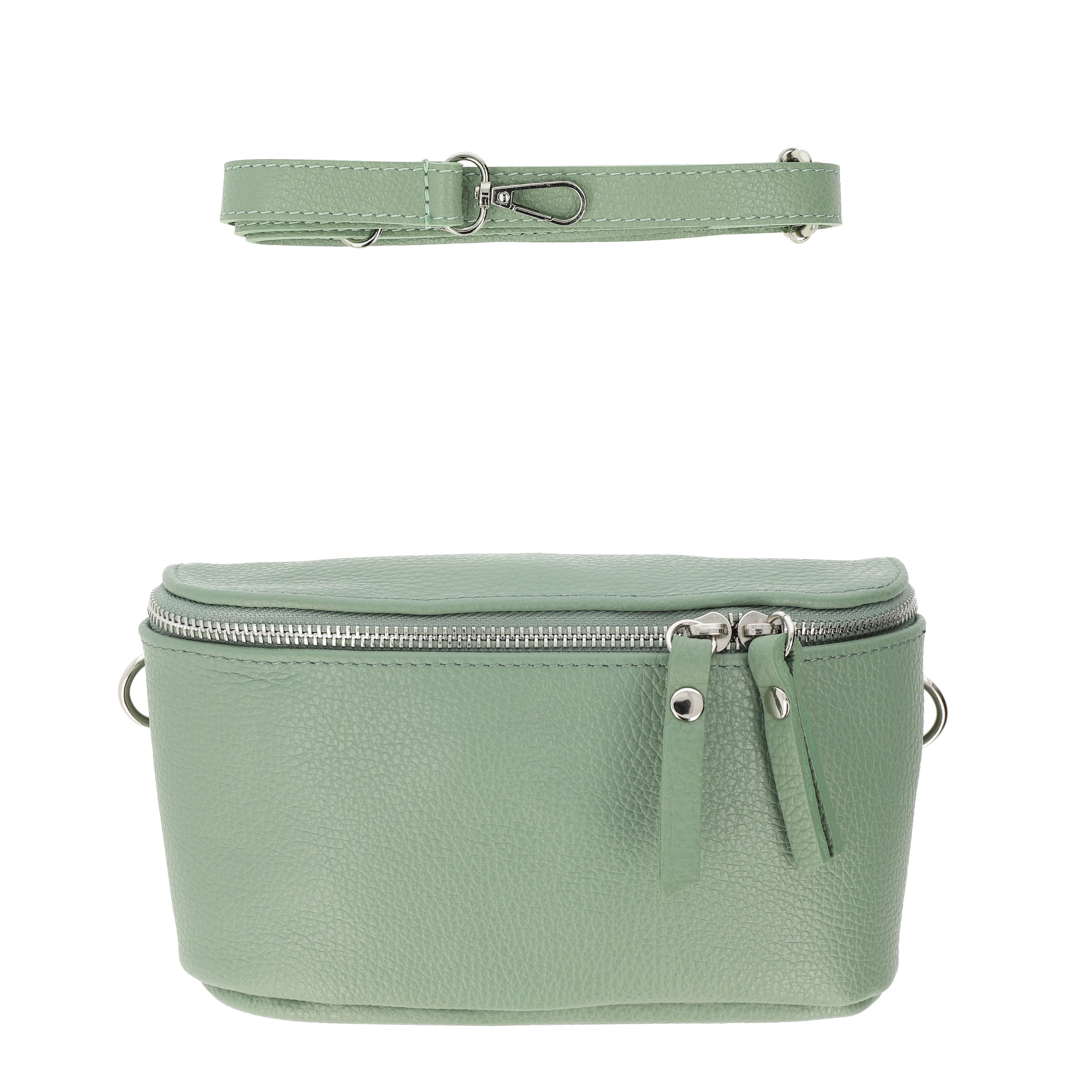 Gürteltasche Damen Leder, Bauchtasche Damen, Made in Italien