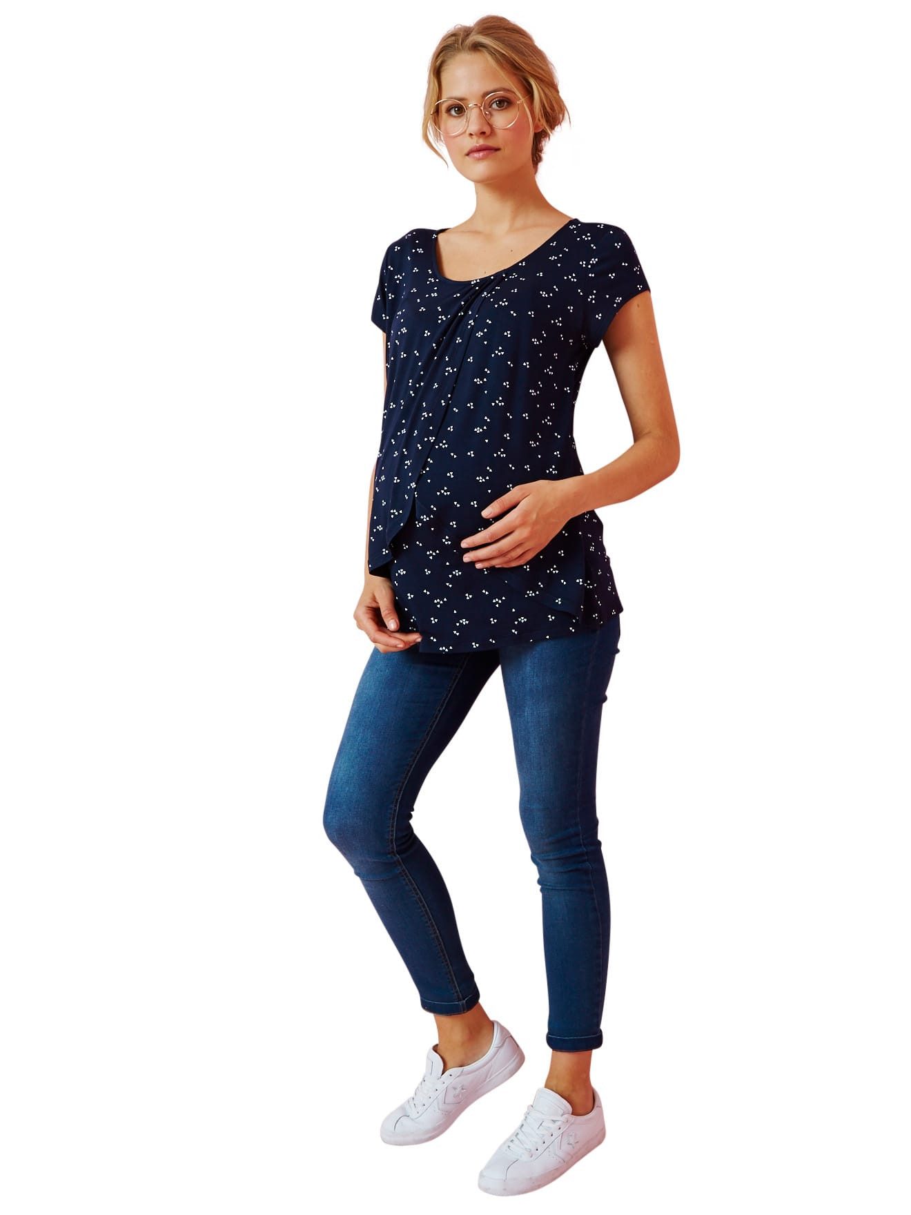 vertbaudet Umstandsshirt T-Shirt für Schwangerschaft & Stillzeit