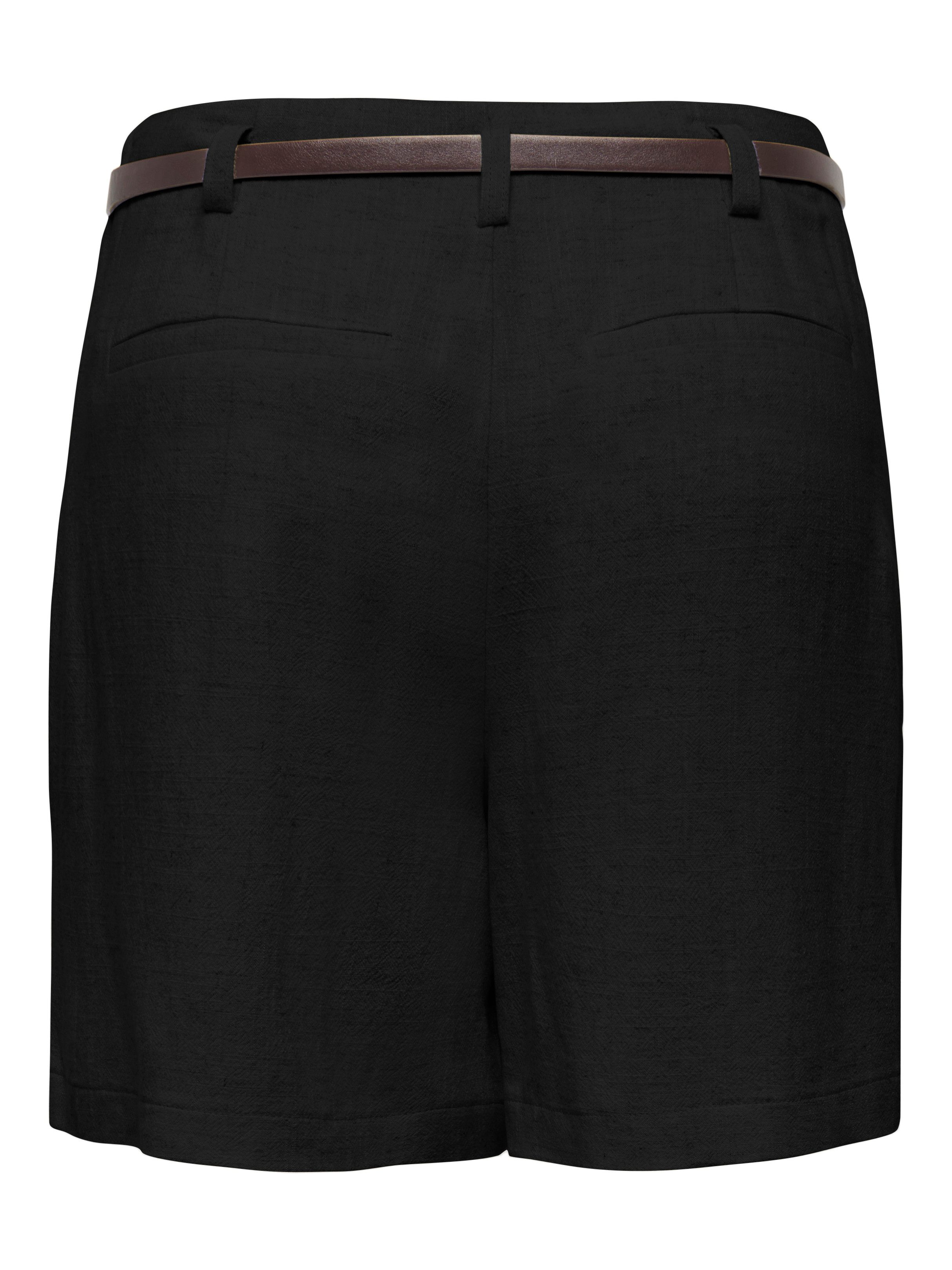ONLY Chinoshorts ONLSIESTA HW BELT LIN BL SHORTS PNT NOOS mit Leinen