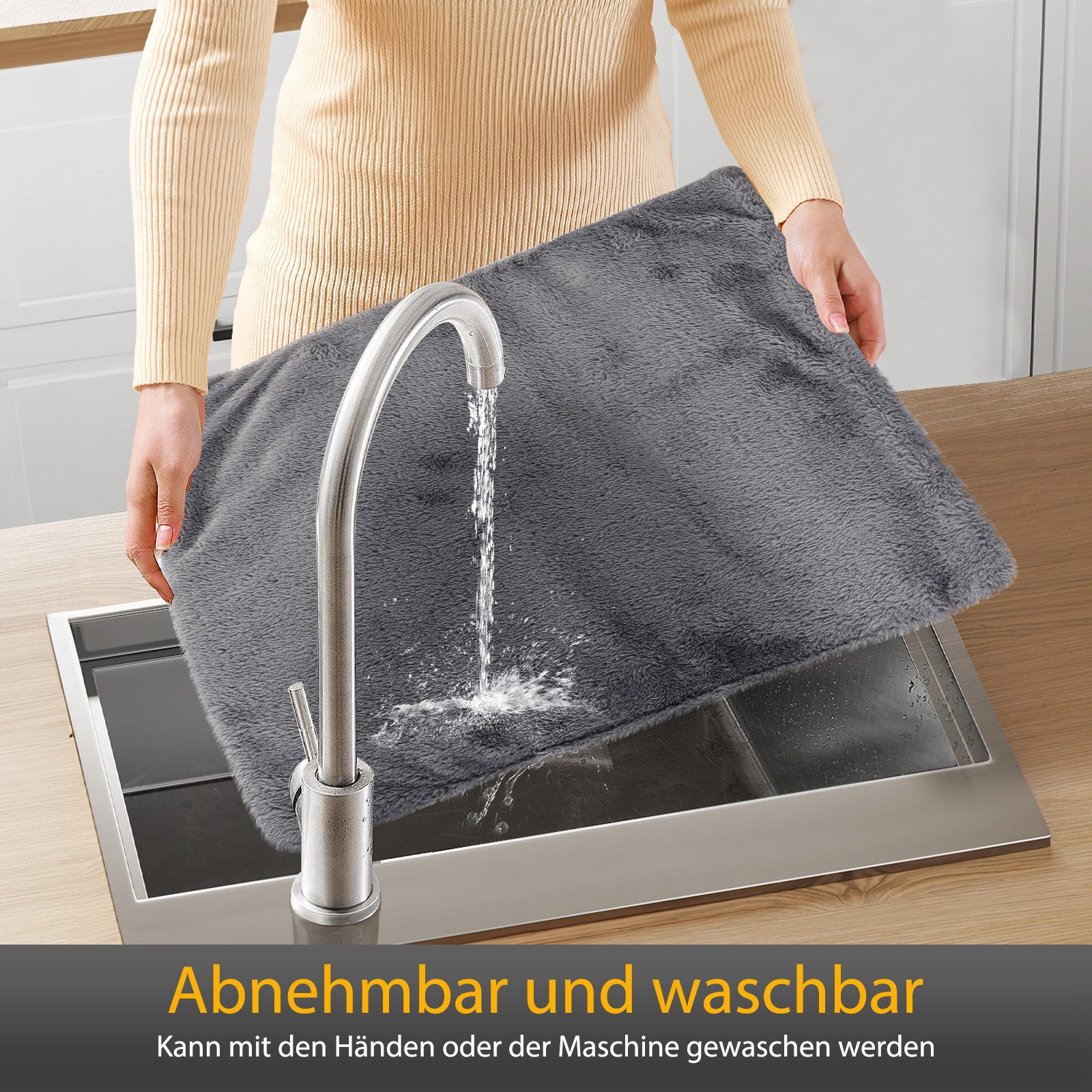 nobleza Tierbett Faltbares Katzenhaus, 2-in-1 Katzen und Hundebett
