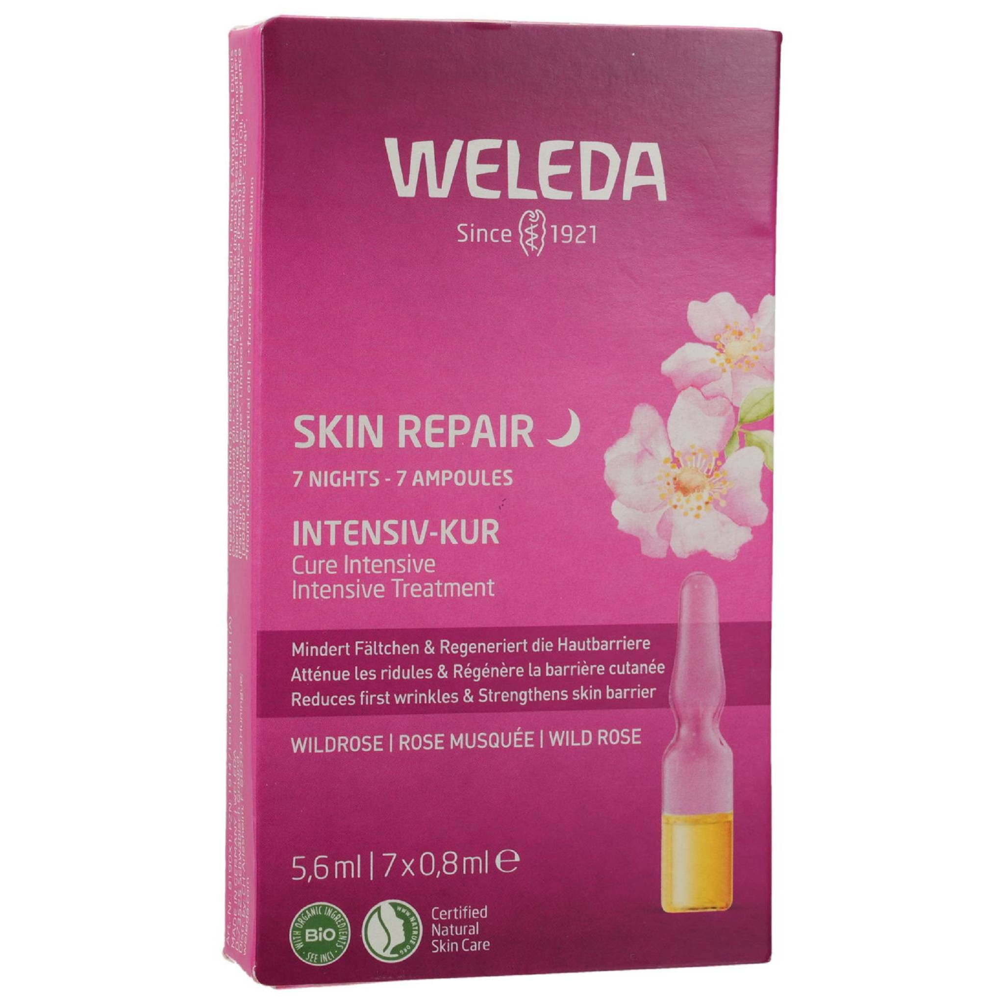 WELEDA AG Gesichtspflege WELEDA Skin Repair Intensiv-Kur 7 Ampullen