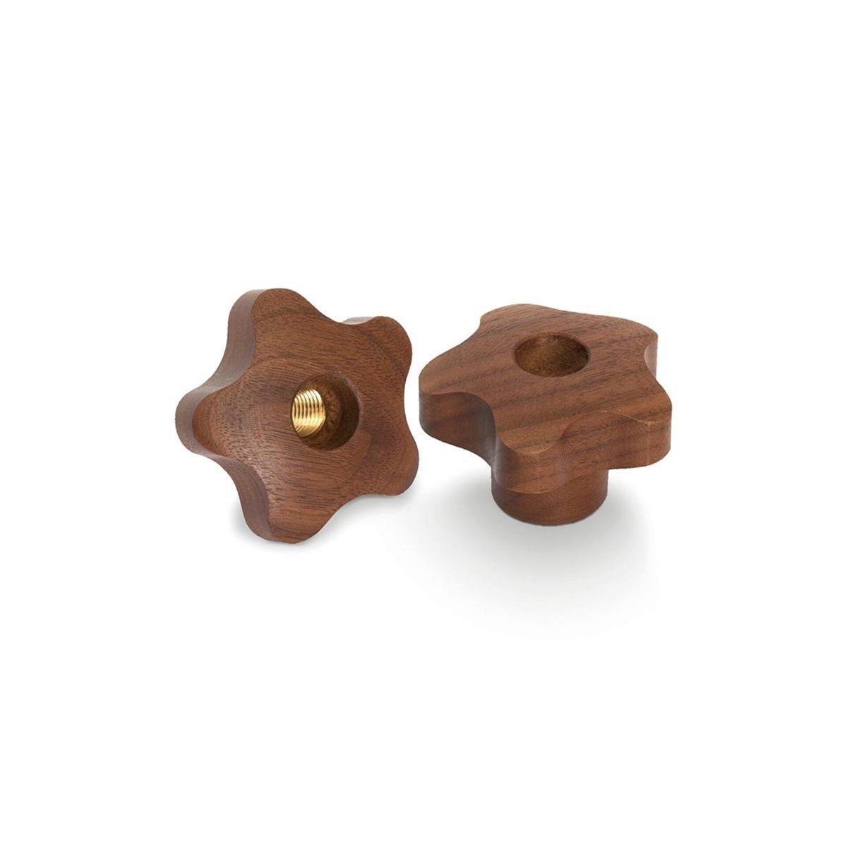 La Pavoni Tamper Kit Cellini Holz- griffe Canaletto-Walnuss