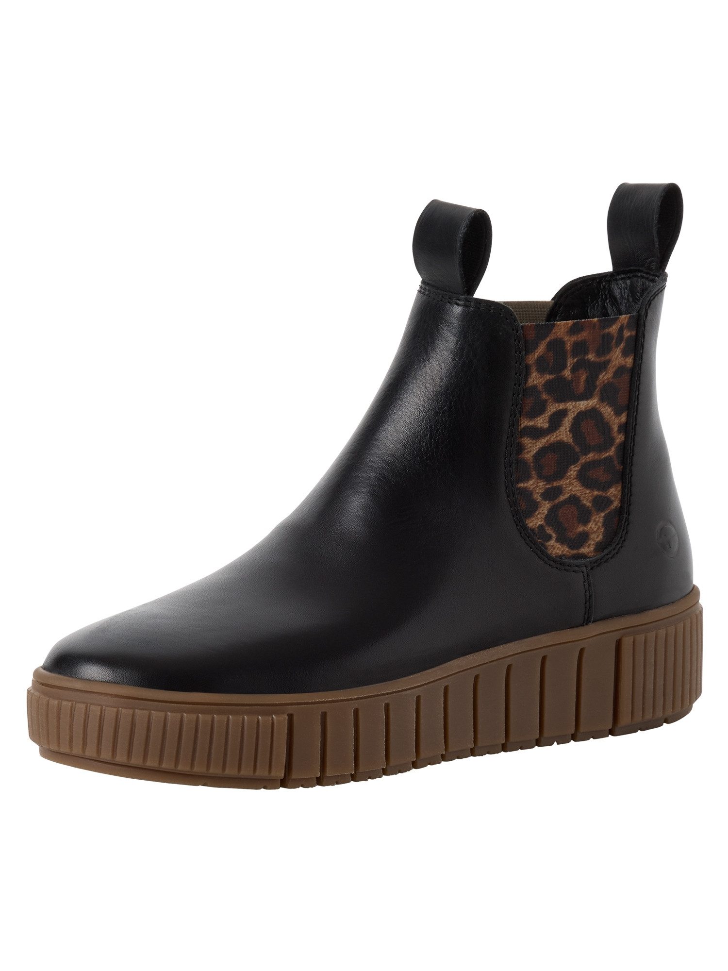 Tamaris COMFORT-Lining, Removable Sock aus Leder Chelseaboots COMFORT-Lining