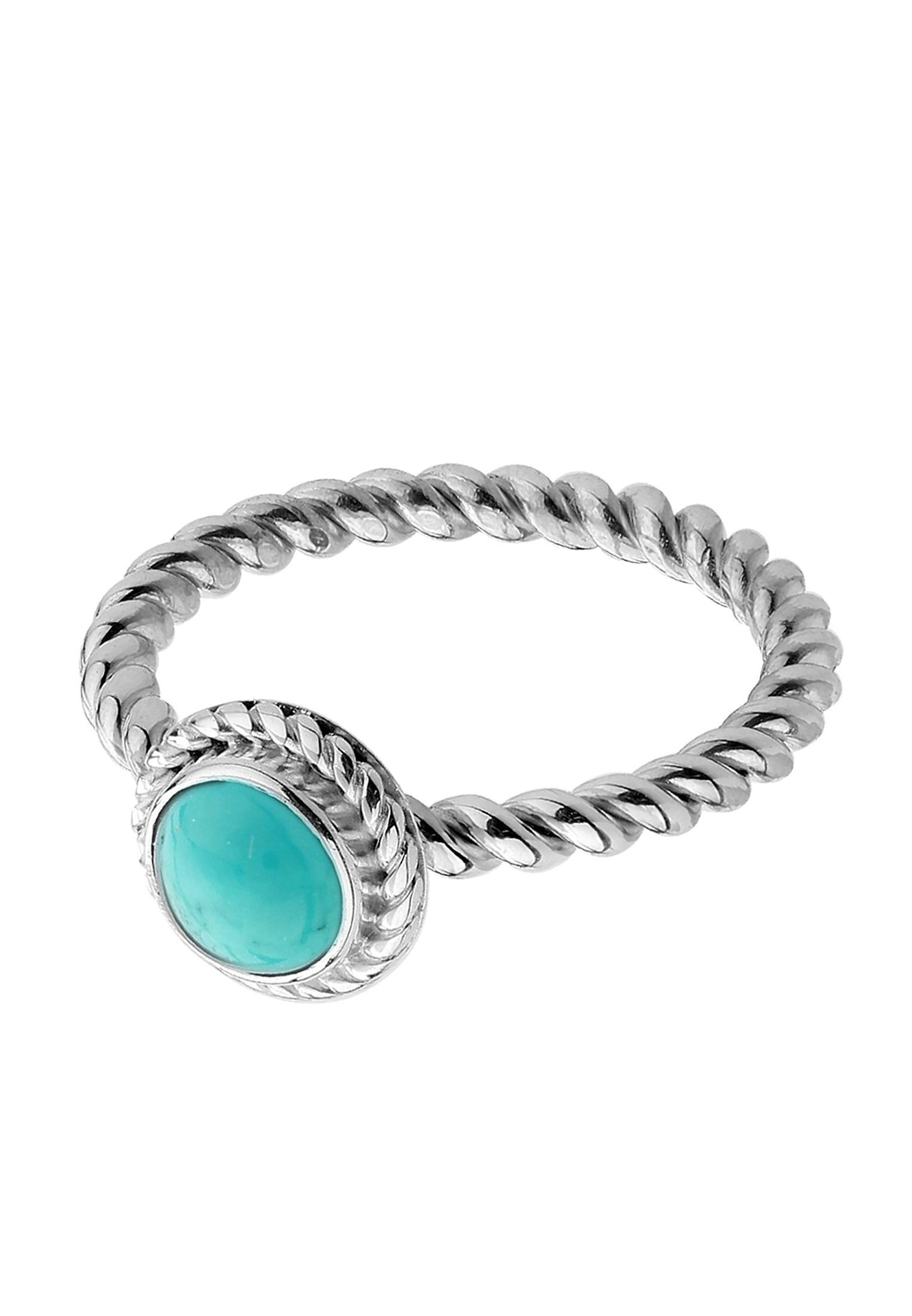 Nenalina Fingerring Howlith Türkis Geburtsstein Dezember günstig online kaufen