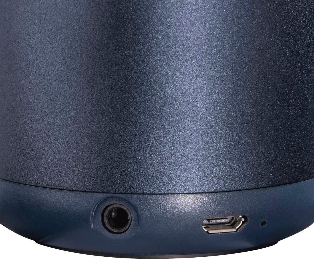 Bluetooth® 2.0" Lautsprecher Aluminiumgehäuse) Robustes AVRCP HFP, Bluetooth, blau Bluetooth, "Drum W (A2DP Bluetooth-Lautsprecher (3,5 Hama Freisprecheinrichtung) Integrierte