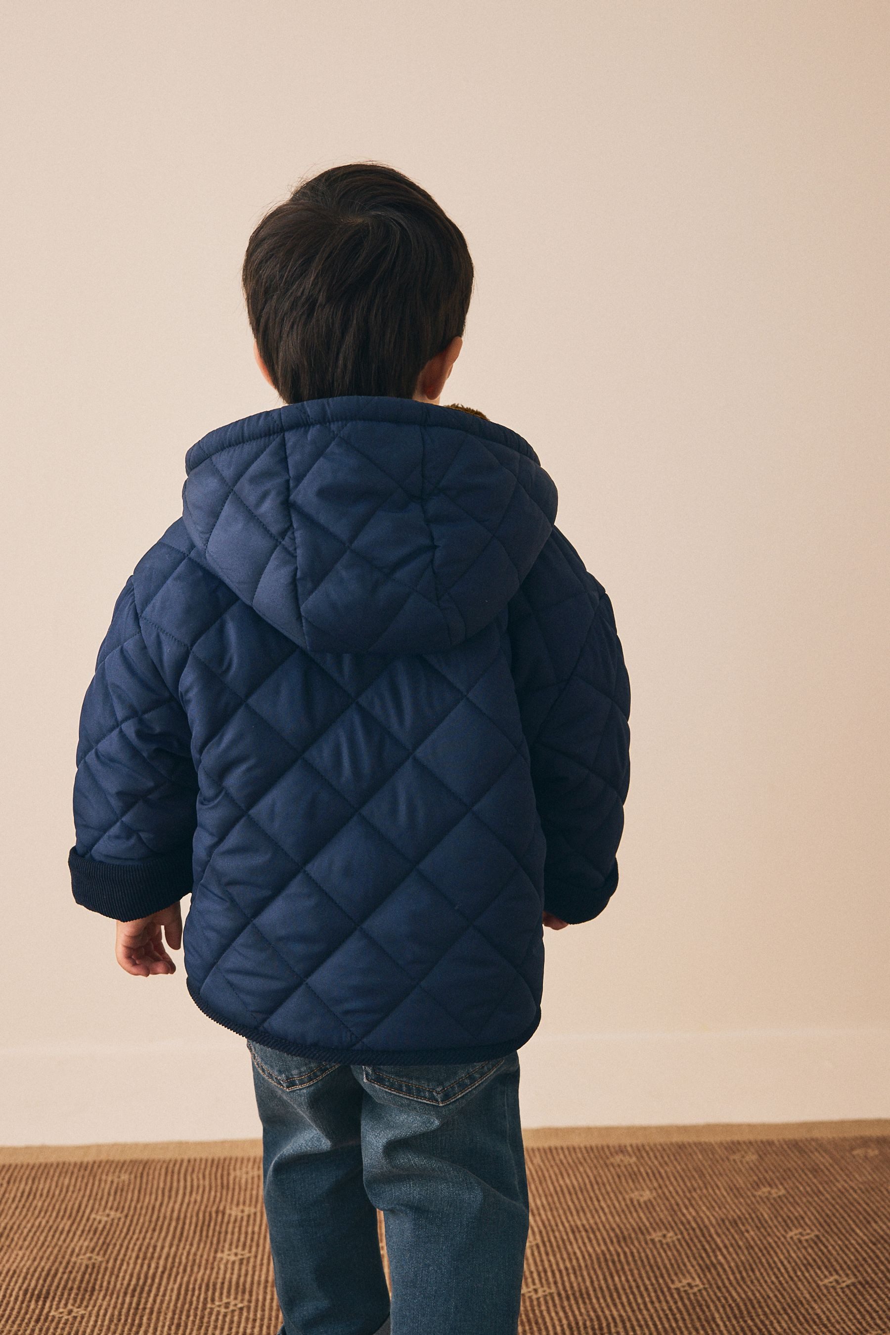 Next Steppjacke Gesteppter Mantel mit Borgfutter günstig online kaufen
