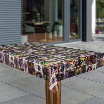 laro Tischdecke Wachstuch-Tischdecken Abwaschbar Lavendel rechteckig