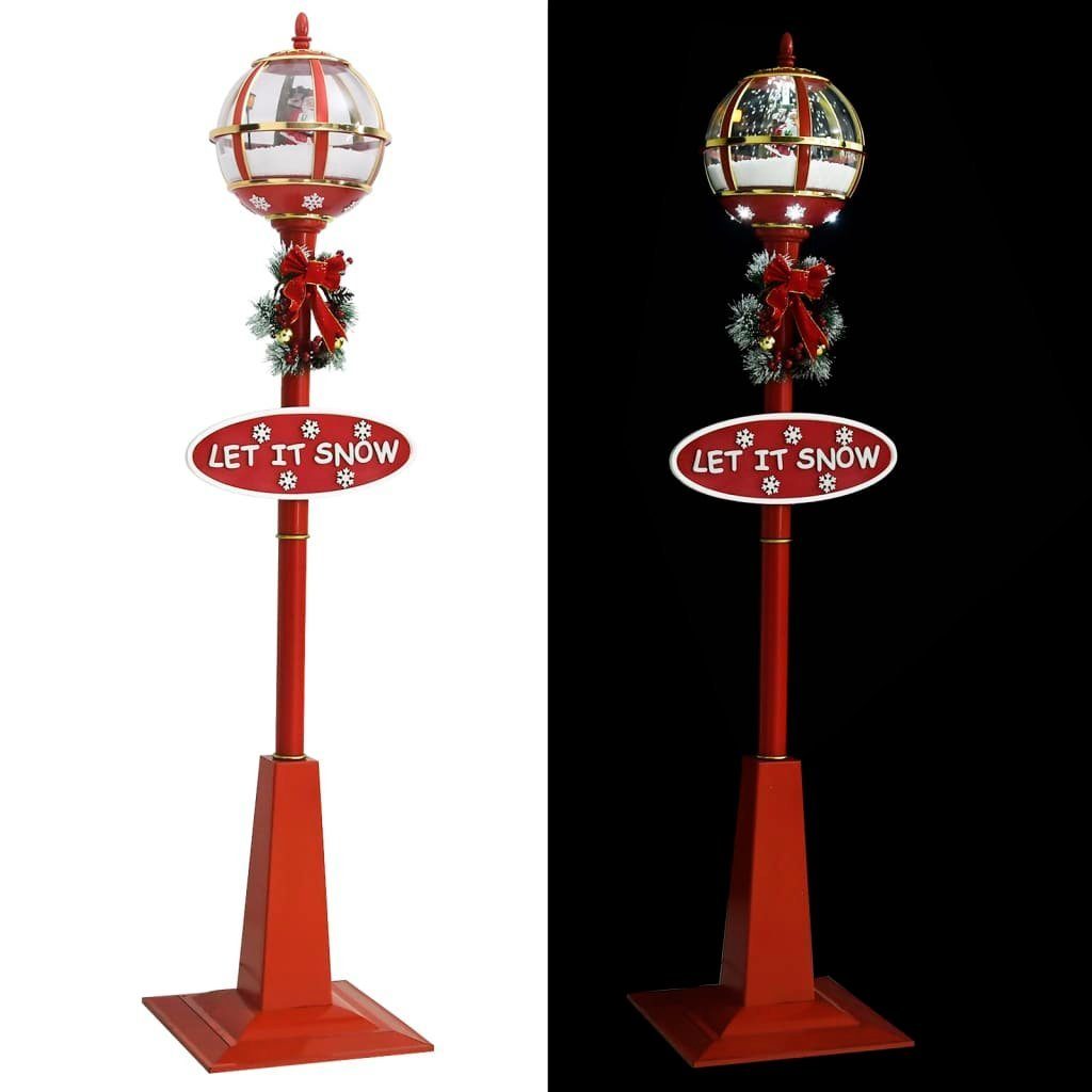 vidaXL Weihnachts-Straßenlampe Dekolicht mit Rot 175 Weihnachtsmann cm LED