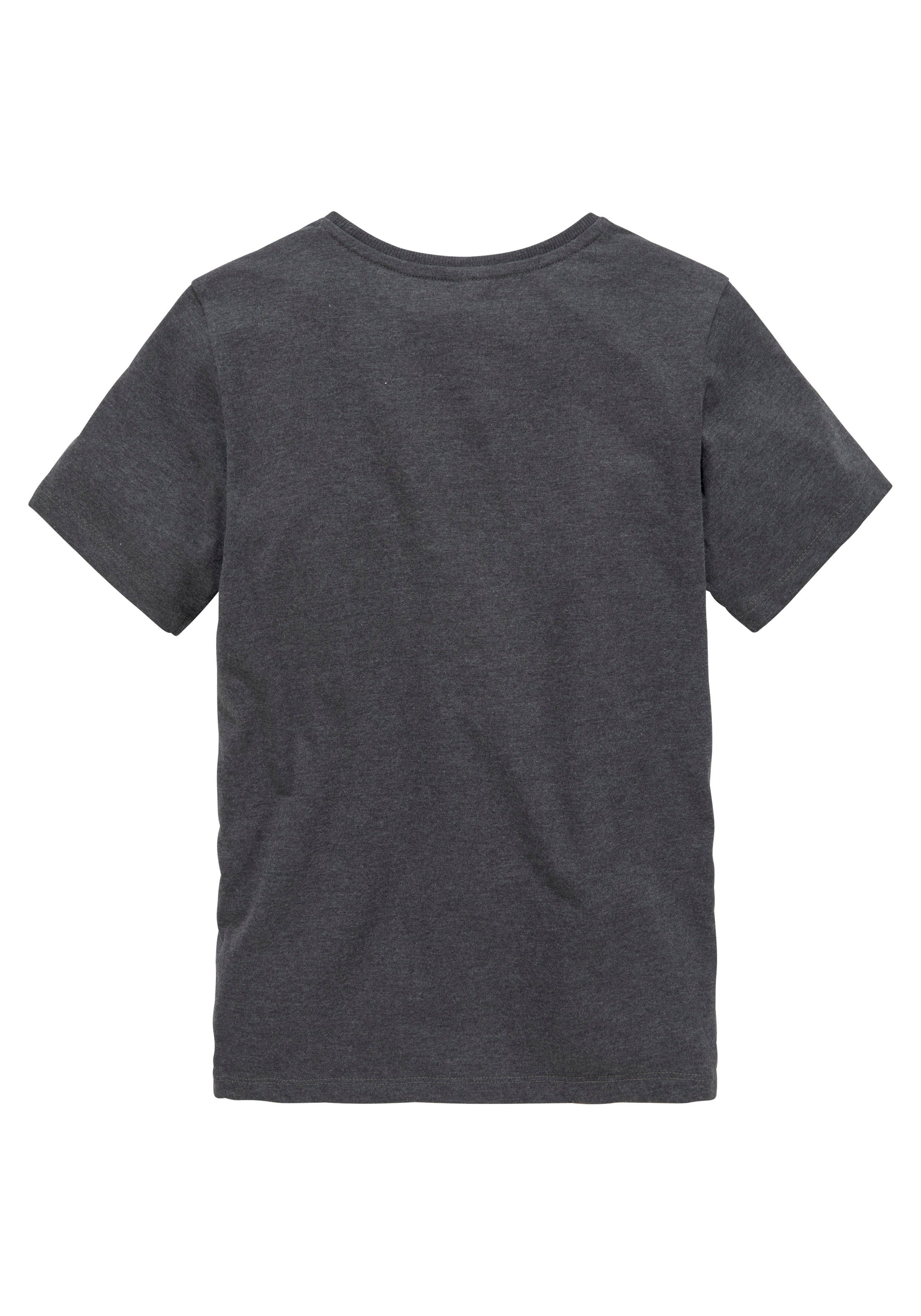 KIDSWORLD T-Shirt Mit Spruch: ZU FRÜH, ZU MÜDE... Kurzarm, Basic-Passform, mit stylischem Print, Rundhalsausschnitt