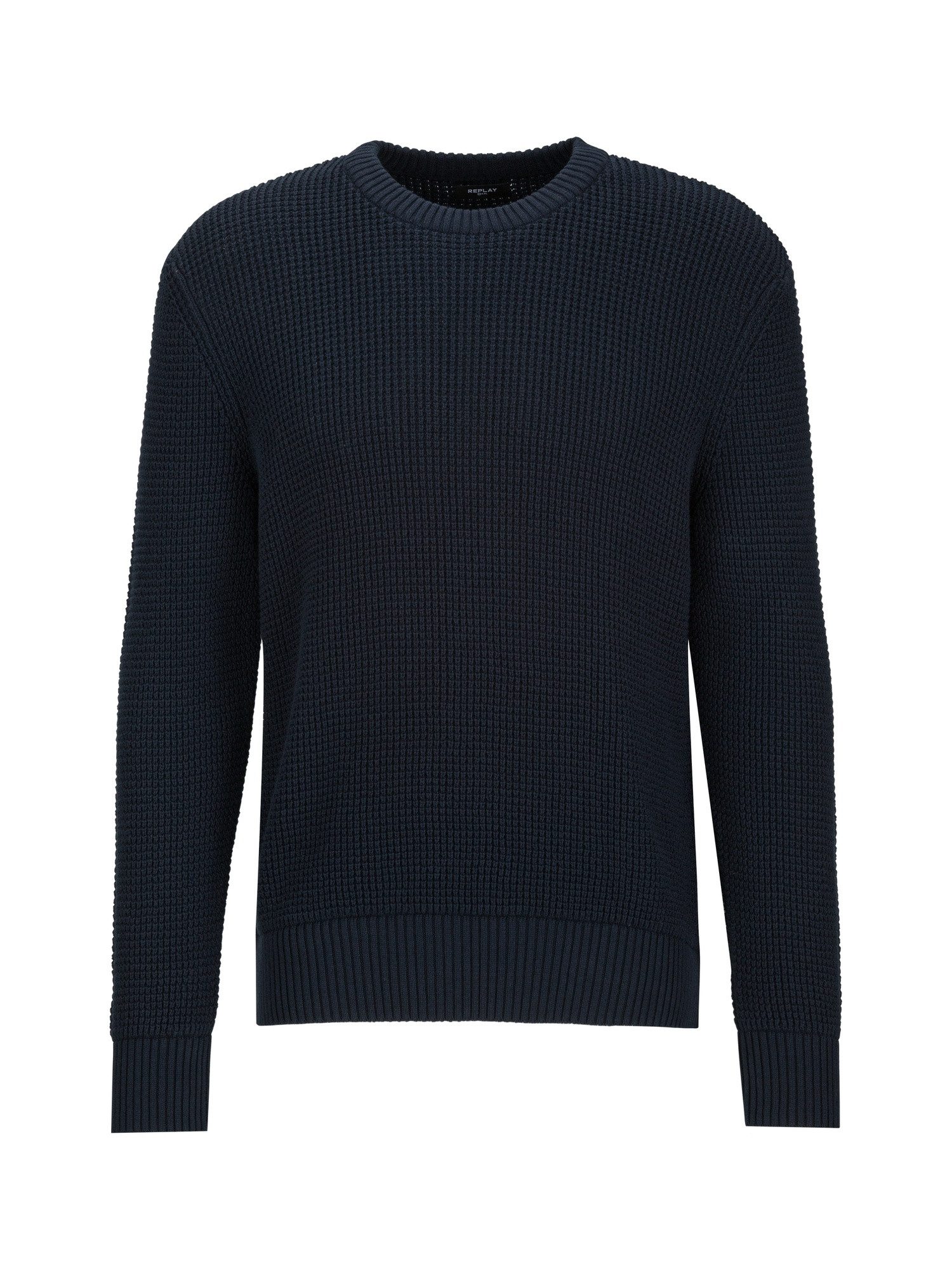 Replay Strickpullover with Logoflag