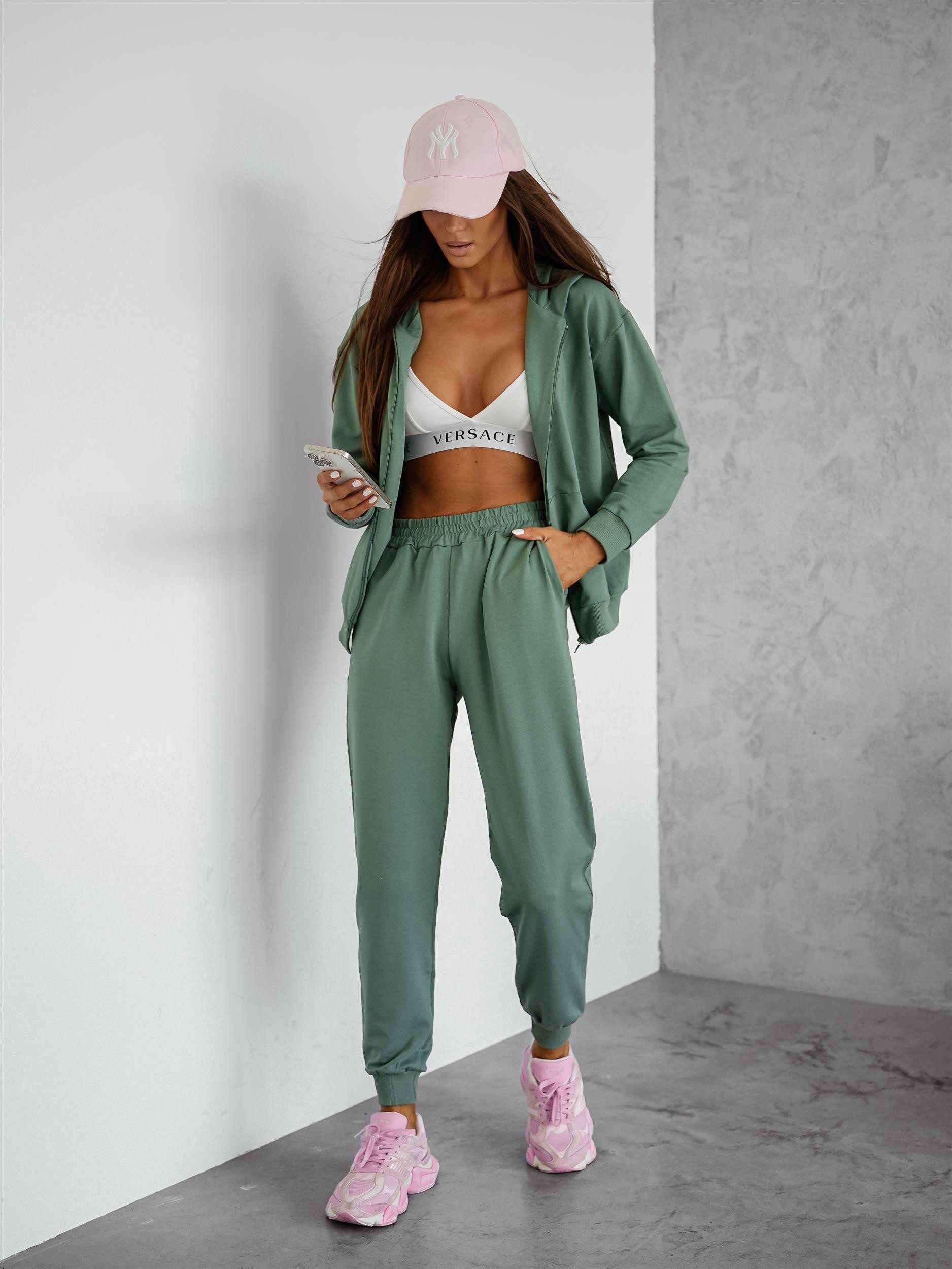 EloModa Jogginganzug Damen Jogginganzug Hoodie & Hose, Made in EU, S - XL ( günstig online kaufen