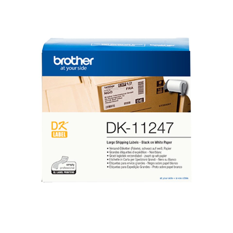 Brother Versandetiketten DK-11247 (180 St) 103mm x 164mm Tintenpatrone