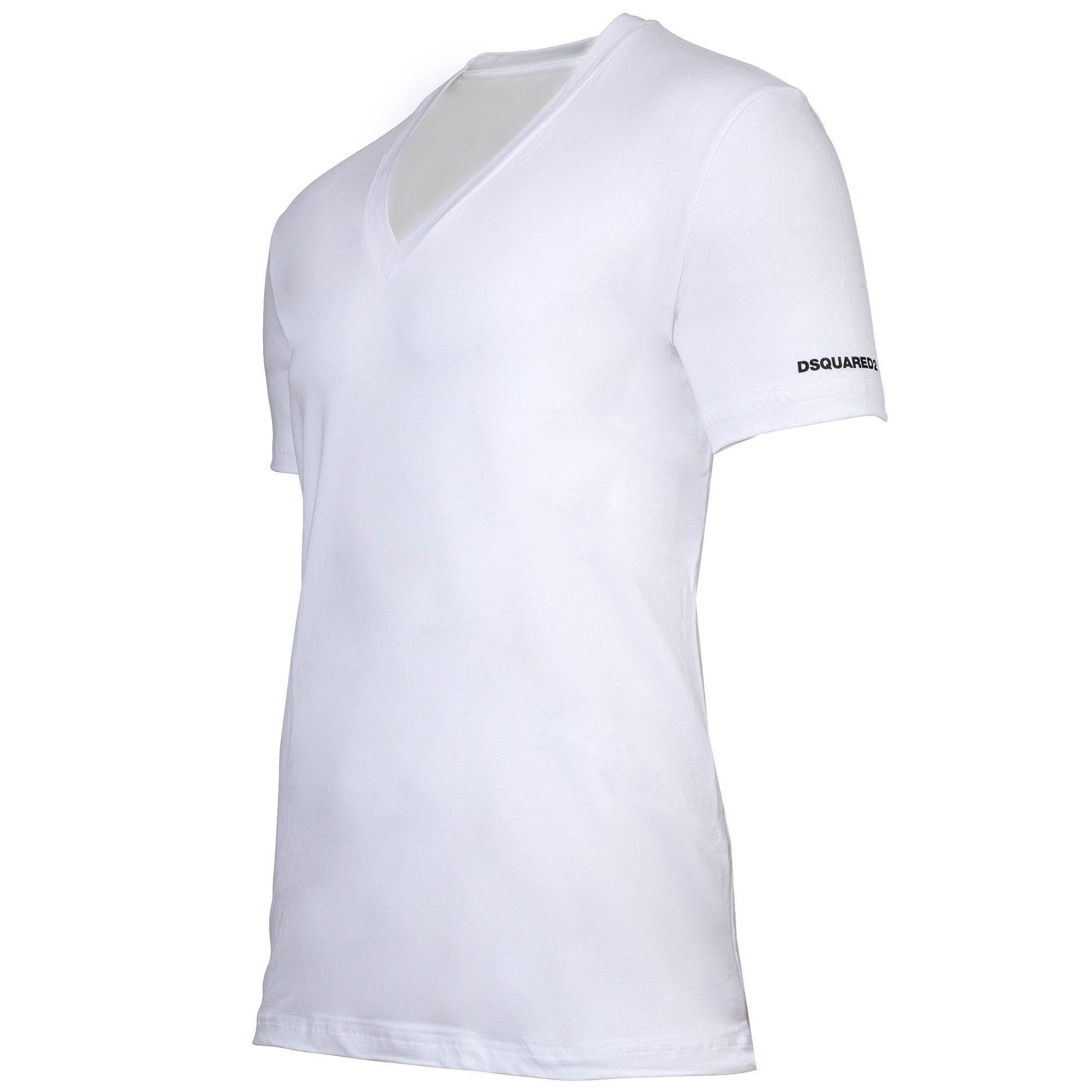 Dsquared2 T-Shirt Herren T-Shirt 2er Pack Baumwolle (Packung, 2er Pack)