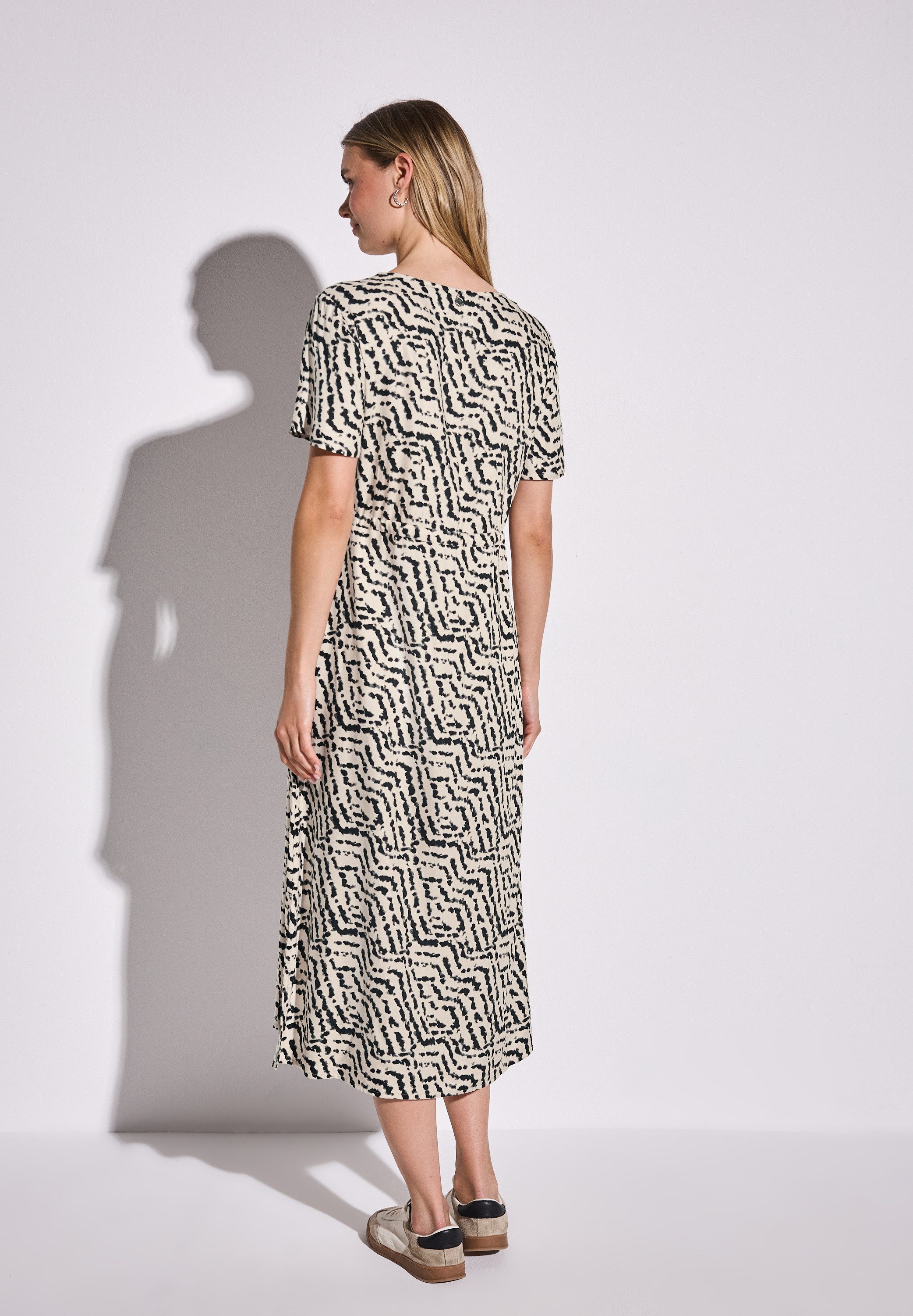 STREET ONE Midikleid mit Tunnelzug an der Taille günstig online kaufen