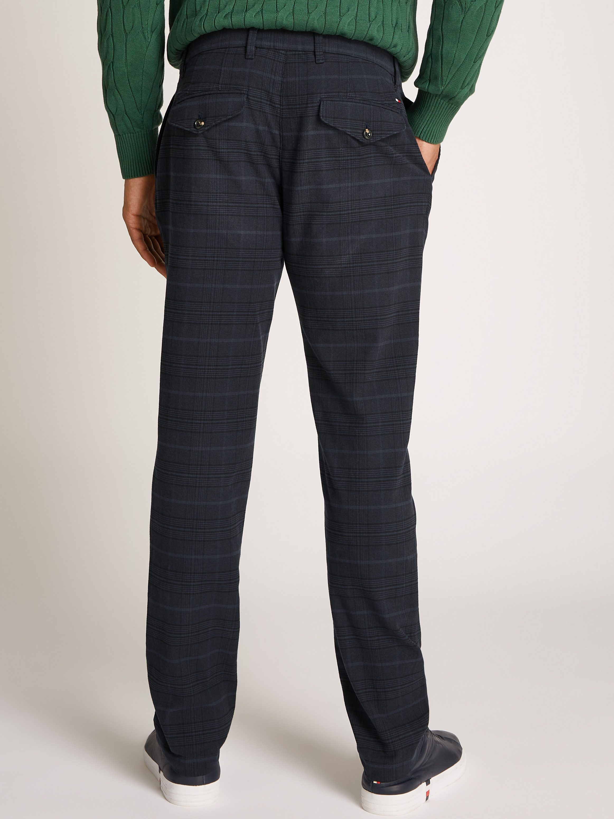 Tommy Hilfiger Chinohose DENTON 1 PLT POW CHECK mit Karomuster günstig online kaufen