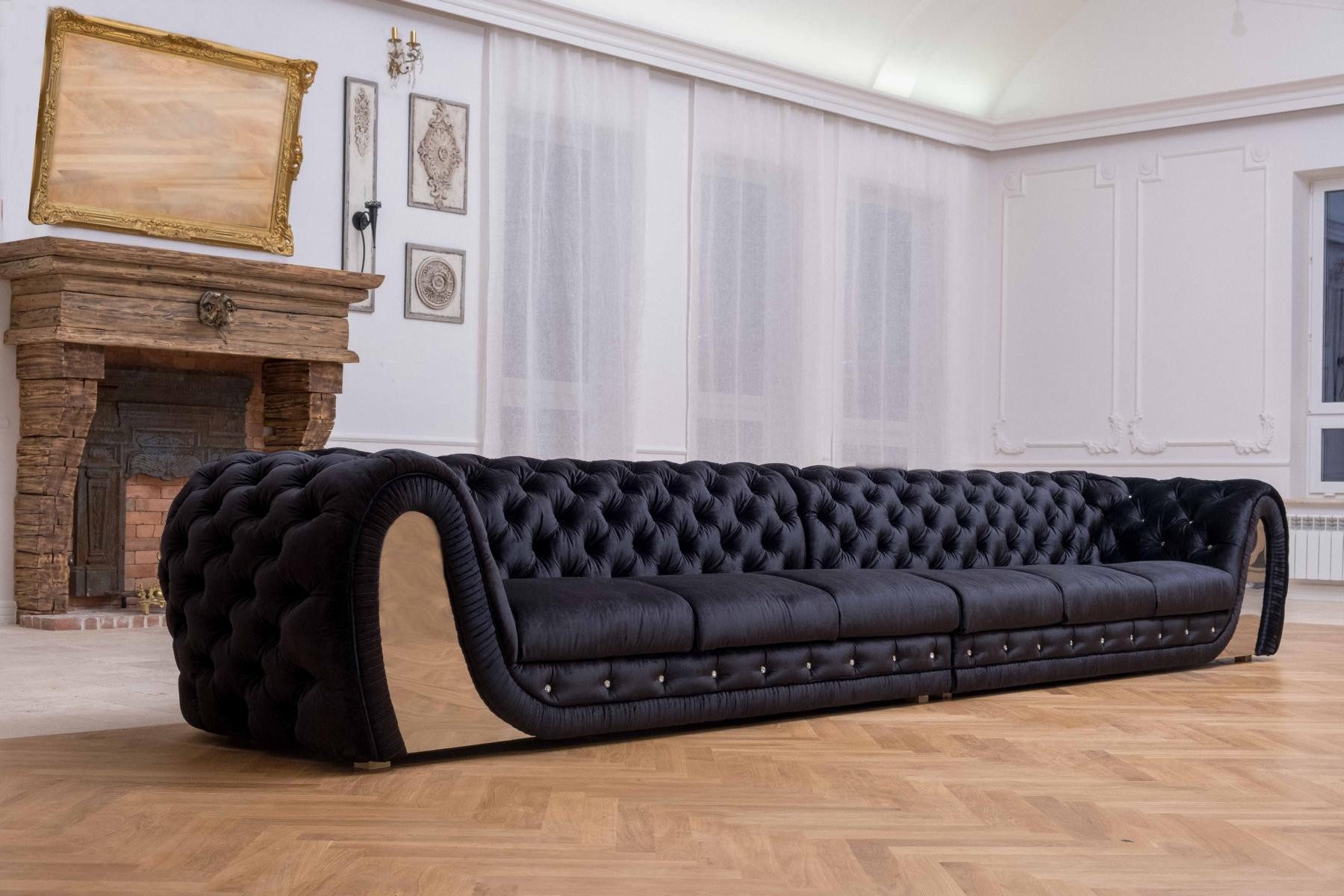 JVmoebel Big-Sofa Textilsofa XXL für 6 Personen - Komfortable Couch im Wohnzimmer, Made in Europa