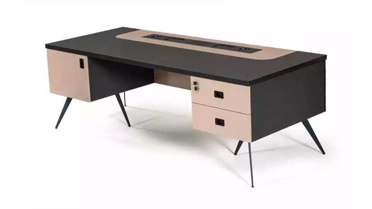 JVmoebel Schreibtisch Schreibtisch Arbeitszimmermöbel Schubladen Büro Tisch Schreibtische, Made In Europe