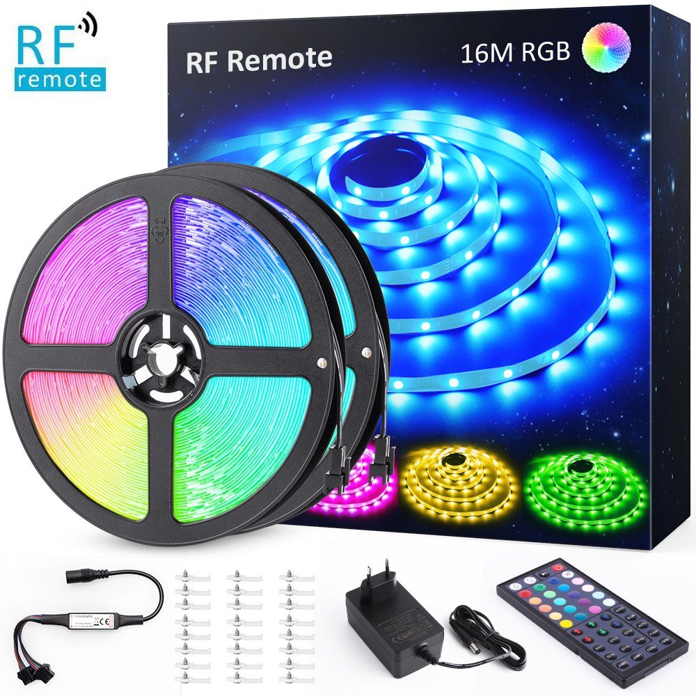 Novostella LED Stripe RGB Stripe 6/12/16M mit Fernsteuerung LED Band, LED S günstig online kaufen