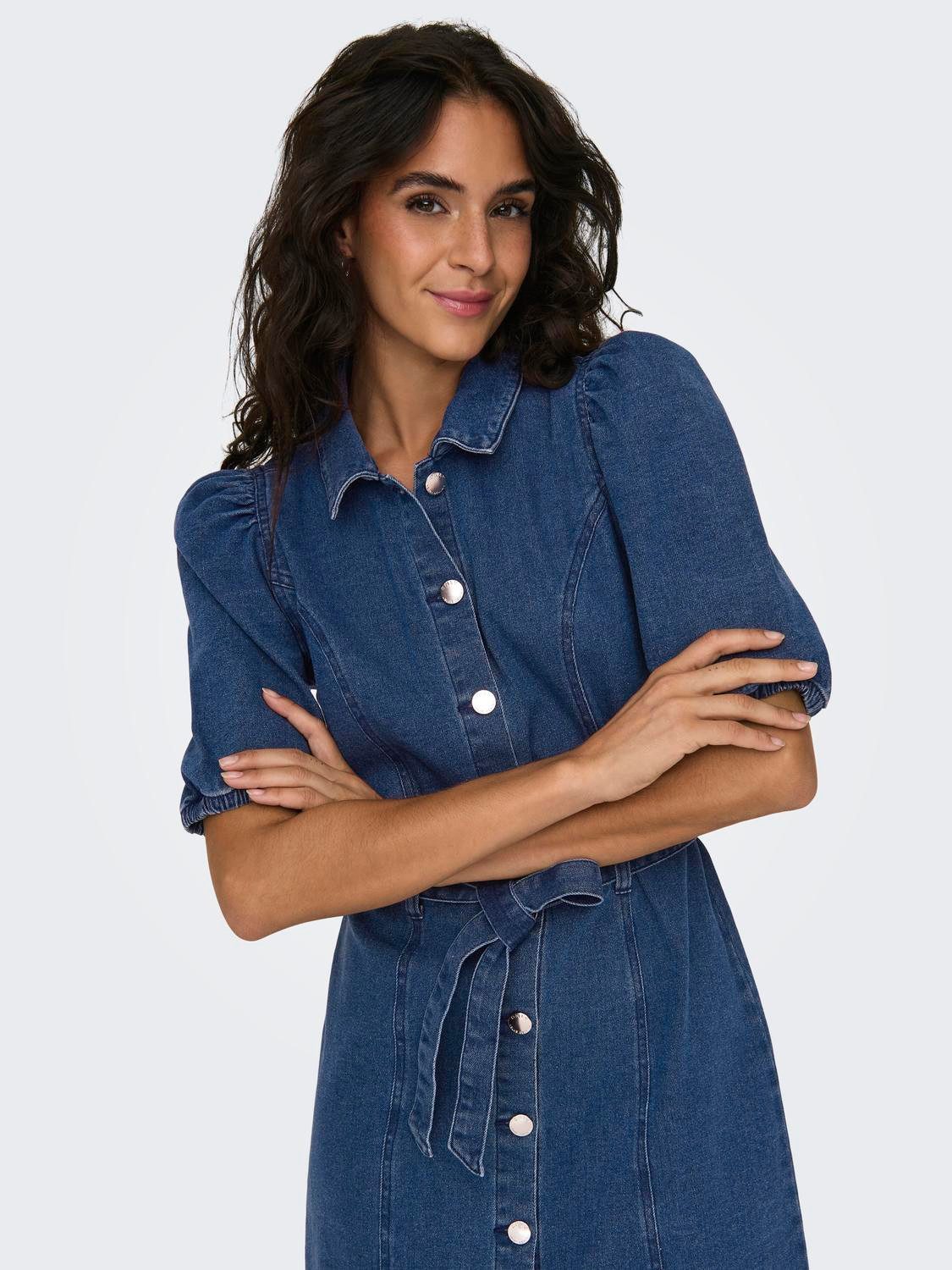 ONLY Jeanskleid ONLVIBBE SS BELT DNM günstig online kaufen