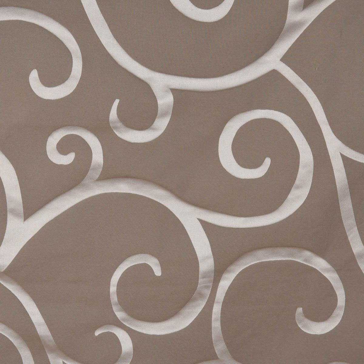 Rasch TEXTIL Stoff Rasch Textil Dekostoff raumhoch Curl Ranken Schnörkel grau 300cm, überbreit