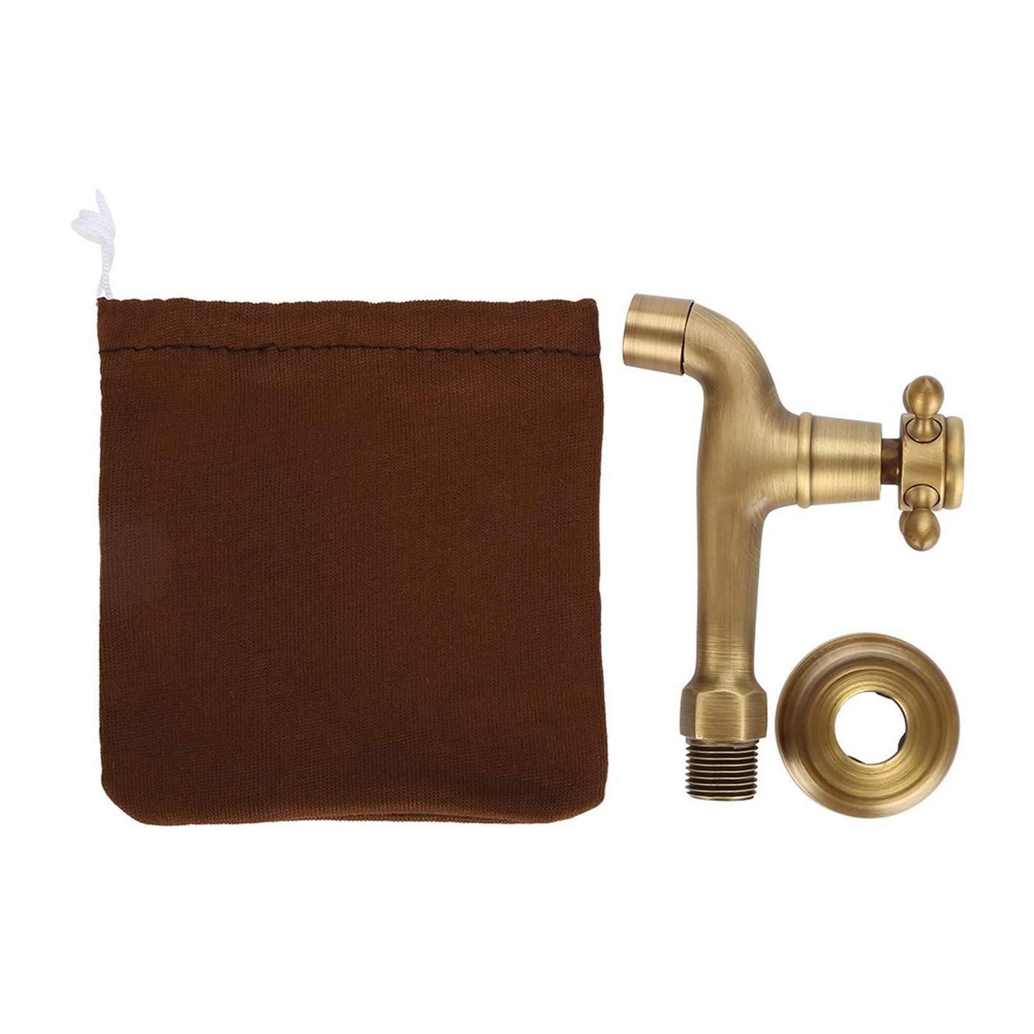 LuxusKollektion Unterputzarmatur Wasserhahn Messing Vintage Wandmontage Kaltwasser (1-St)