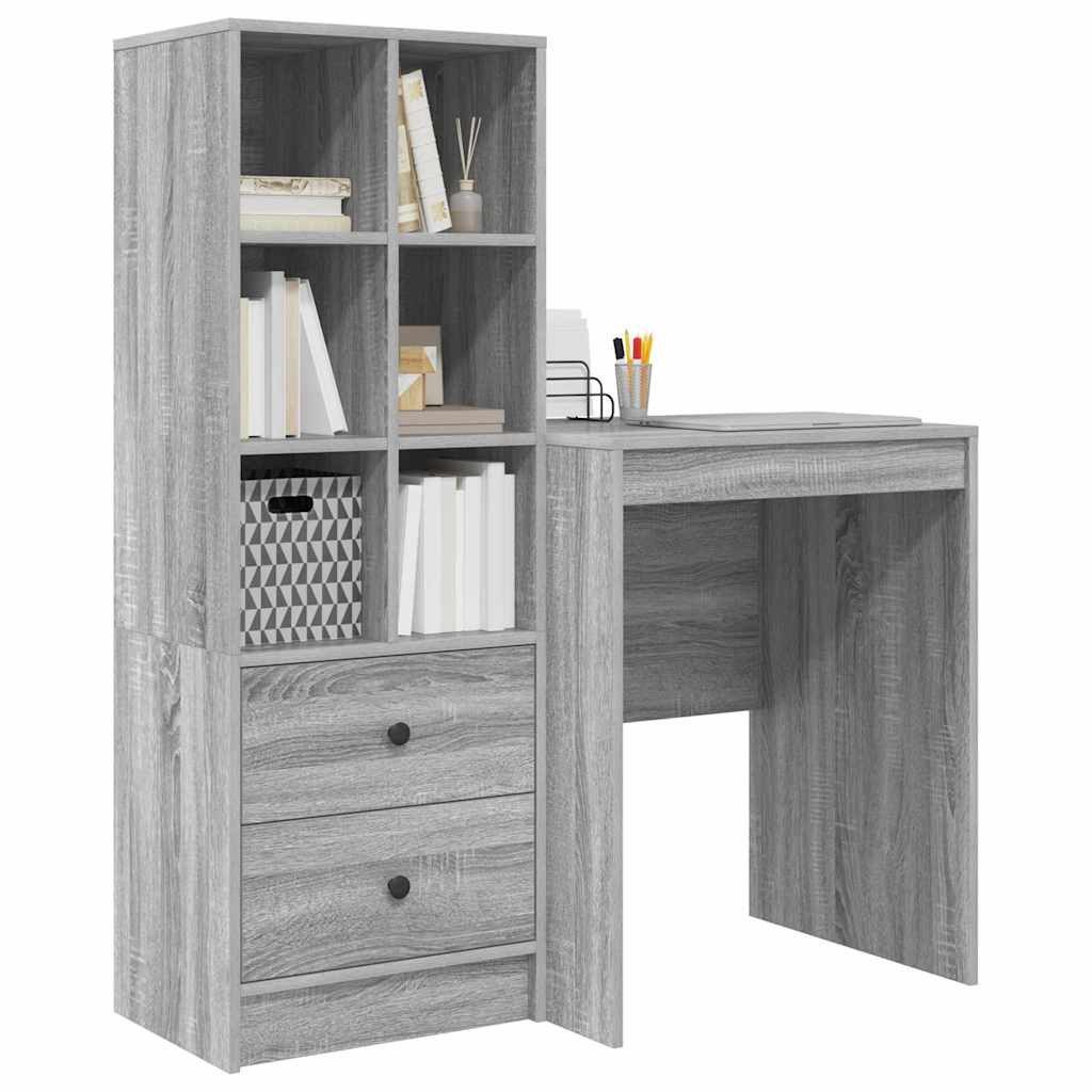 vidaXL Sideboard Schreibtisch mit Stauraum 2 günstig online kaufen