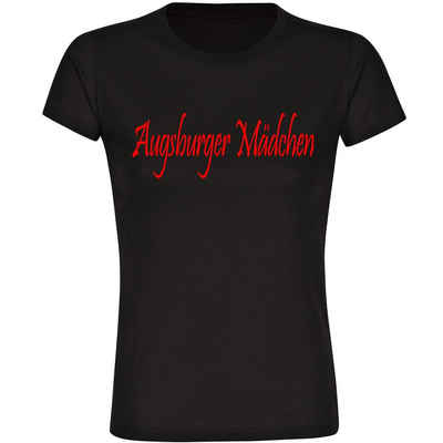 multifanshop T-Shirt Kinder Augsburg - Augsburger Mädchen - Jungen Mädchen Shirt Fanartikel