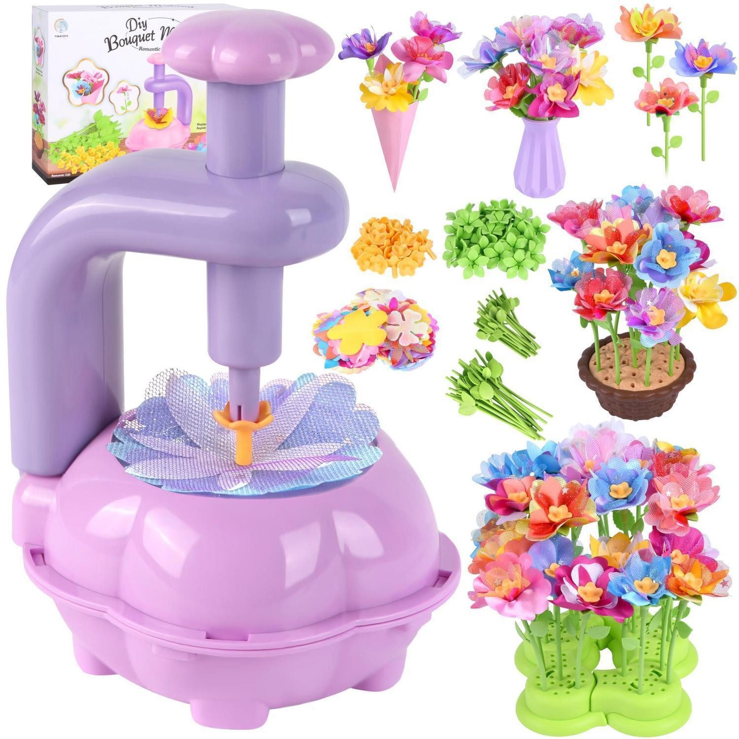 LuxusKollektion Kreativset Bastelset Blumen Strauß mit Maschine Kinder