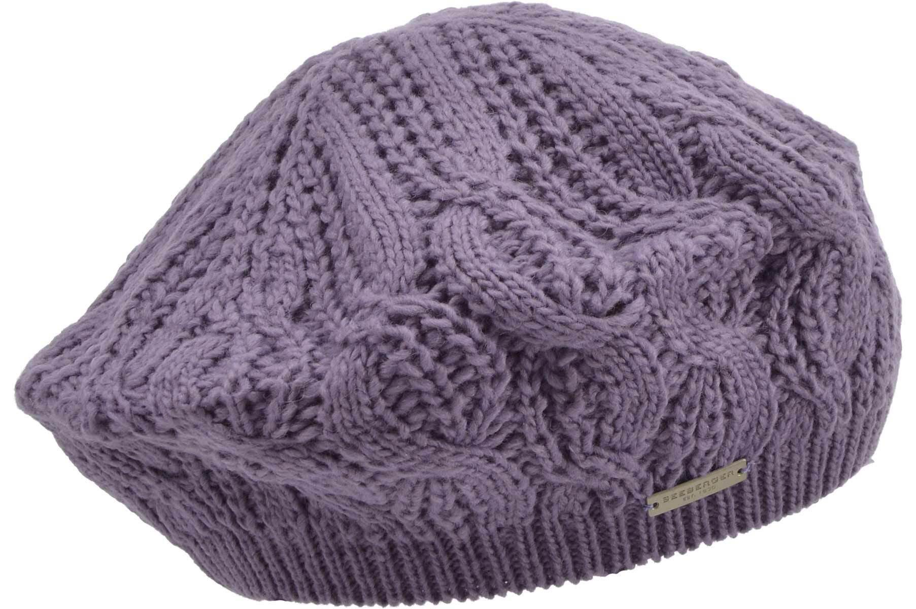 Seeberger Strickmütze Strick Baske mit Zopfmuster günstig online kaufen