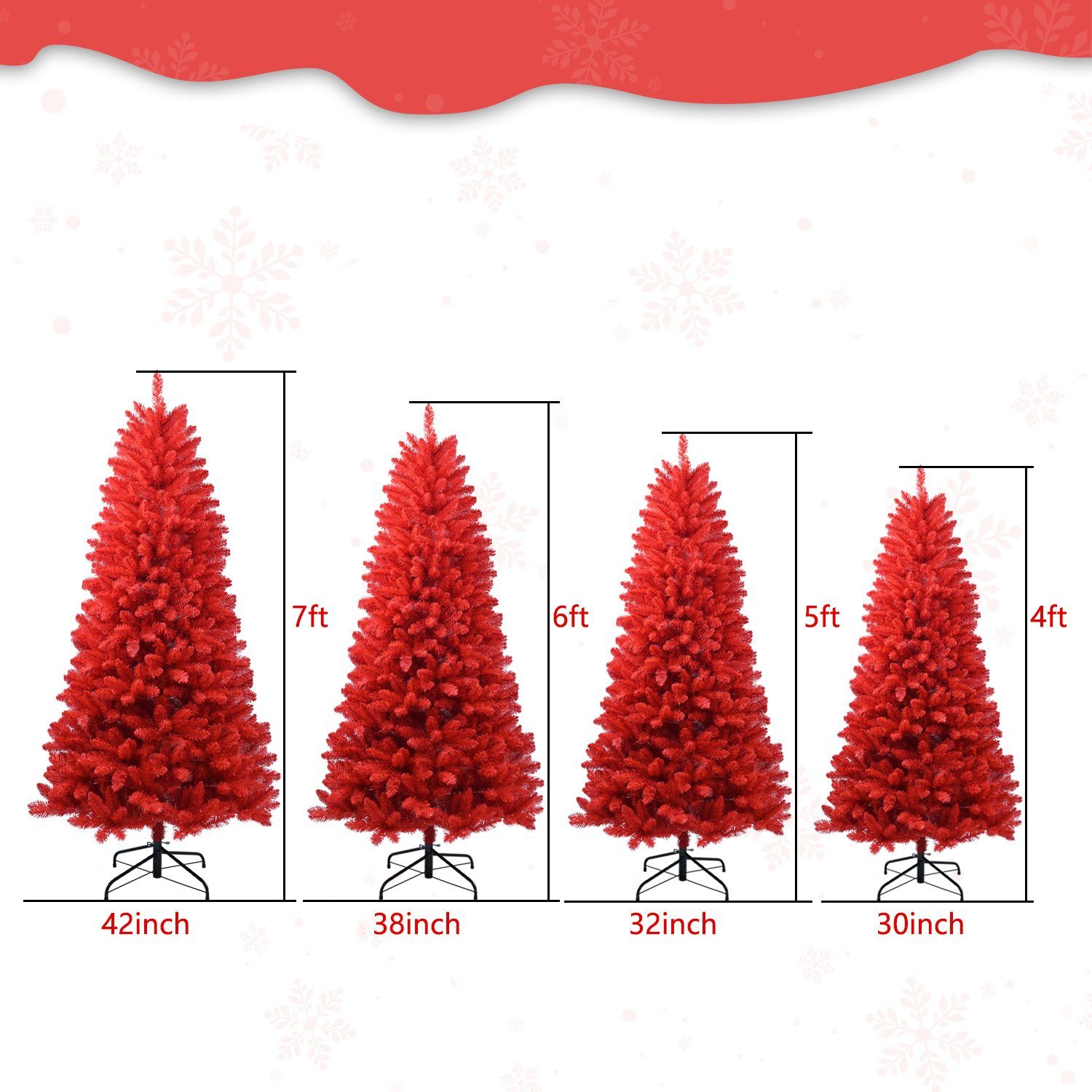 Weihnachtsbaum Künstlicher vidaXL PVC Metallständer, stabilem mit Weihnachtsbaum