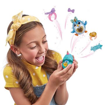 ZURU Sammelfigur Itzy Glitzy Surprise-Eier Set mit 2 Itzy Glitzy Rainbocorns, zum Spielen und Sammeln, 1 Set per Zufall