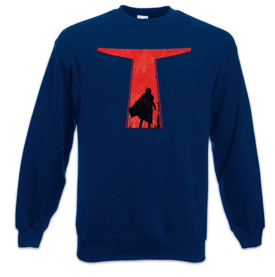 Sweatshirt Djarin Silhouette Sweatshirt Star Din Rebel Mandalorian Wars Baby Yoda