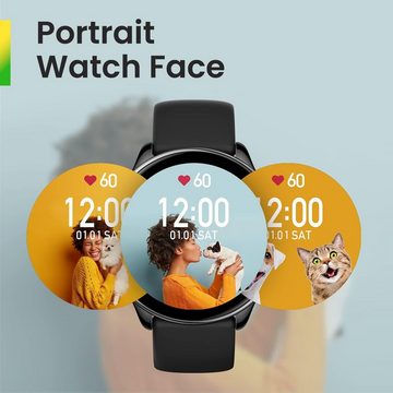 Amazfit GTR Kleine Frauen und Männer Smartwatch (1,28 Zoll, Android / iOS), Mit präzisem GPS-Tracking, einer Batterielaufzeit von 14 Tagen