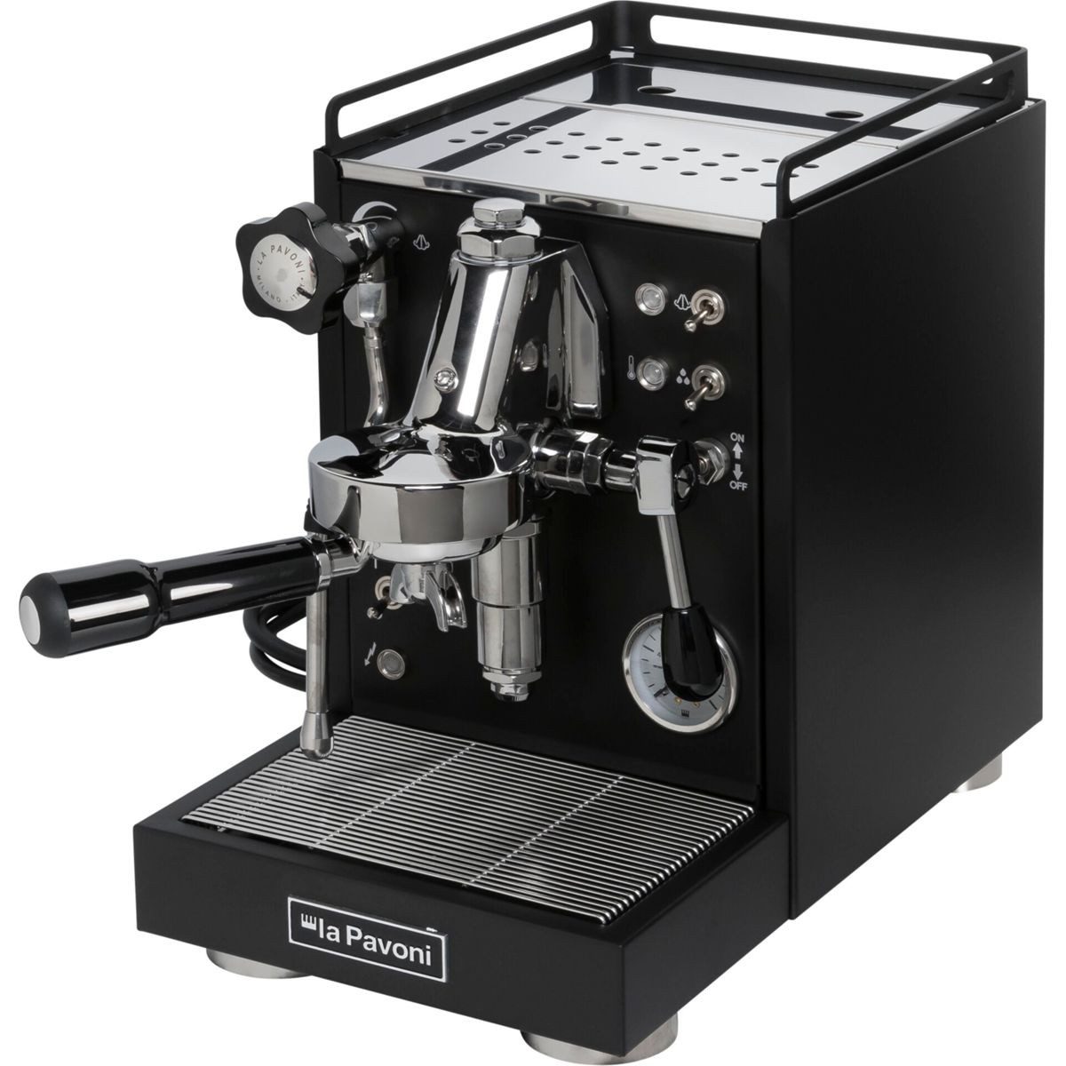 La Pavoni Siebträgermaschine Mini Cellini Nera