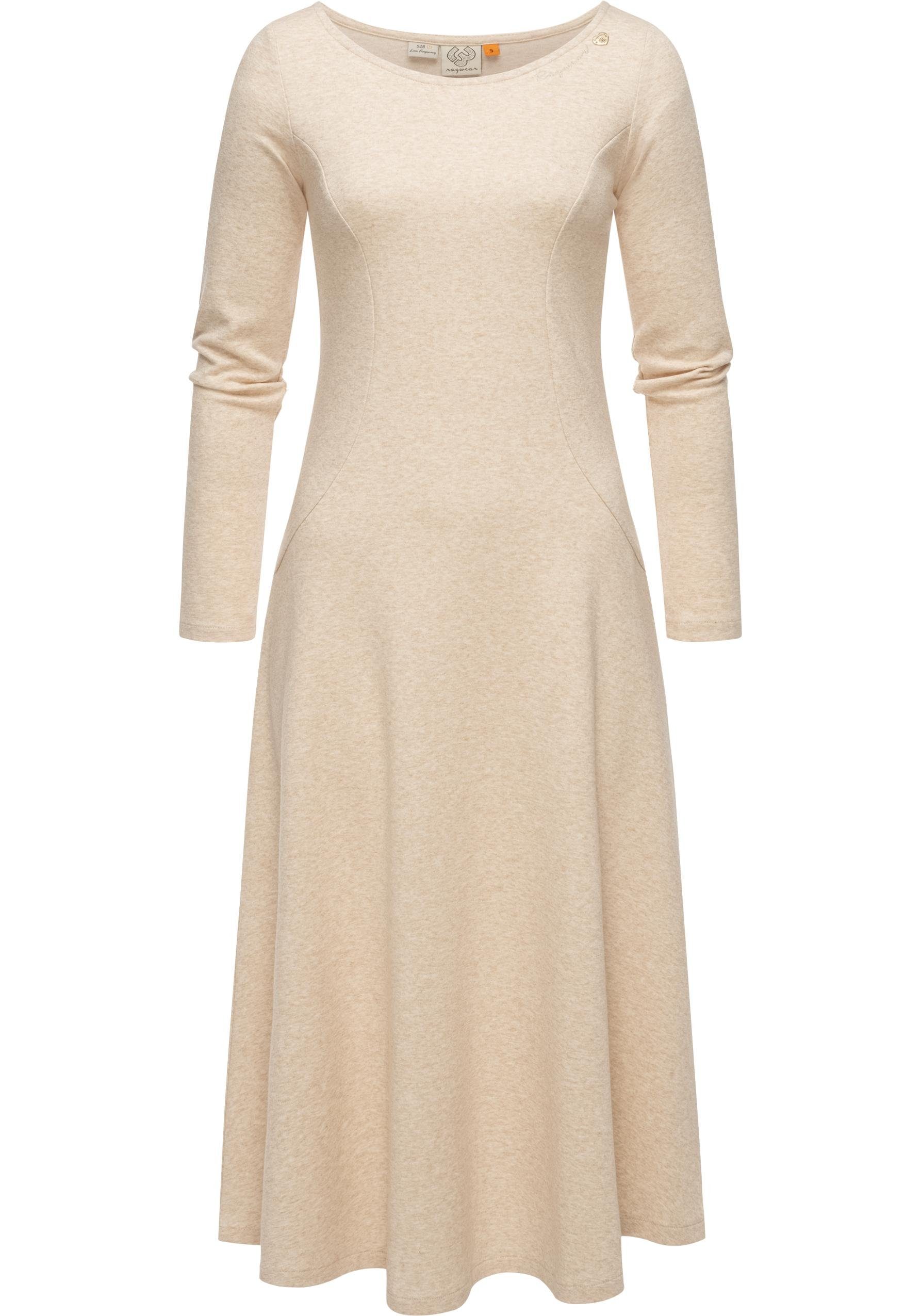 Ragwear A-Linien-Kleid Appero Long Stylisches Langarm-Kleid für den Winter