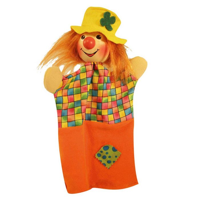 Kersa Handpuppe Handpuppe  Clown-Dame 28cm 60355 Kersa (Packung) Sehr gut geeignet um Geschichten zu erzählen
